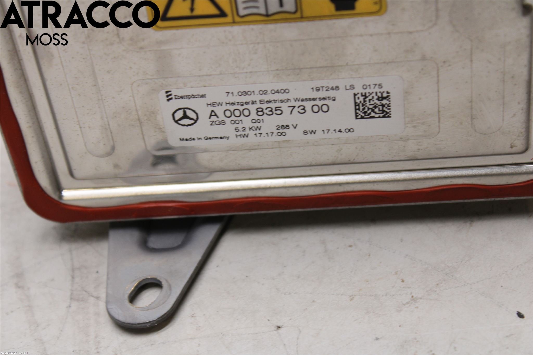 Mercedes-Benz MB EQC (N293) 20- Motorvärmare El-Sats Komp