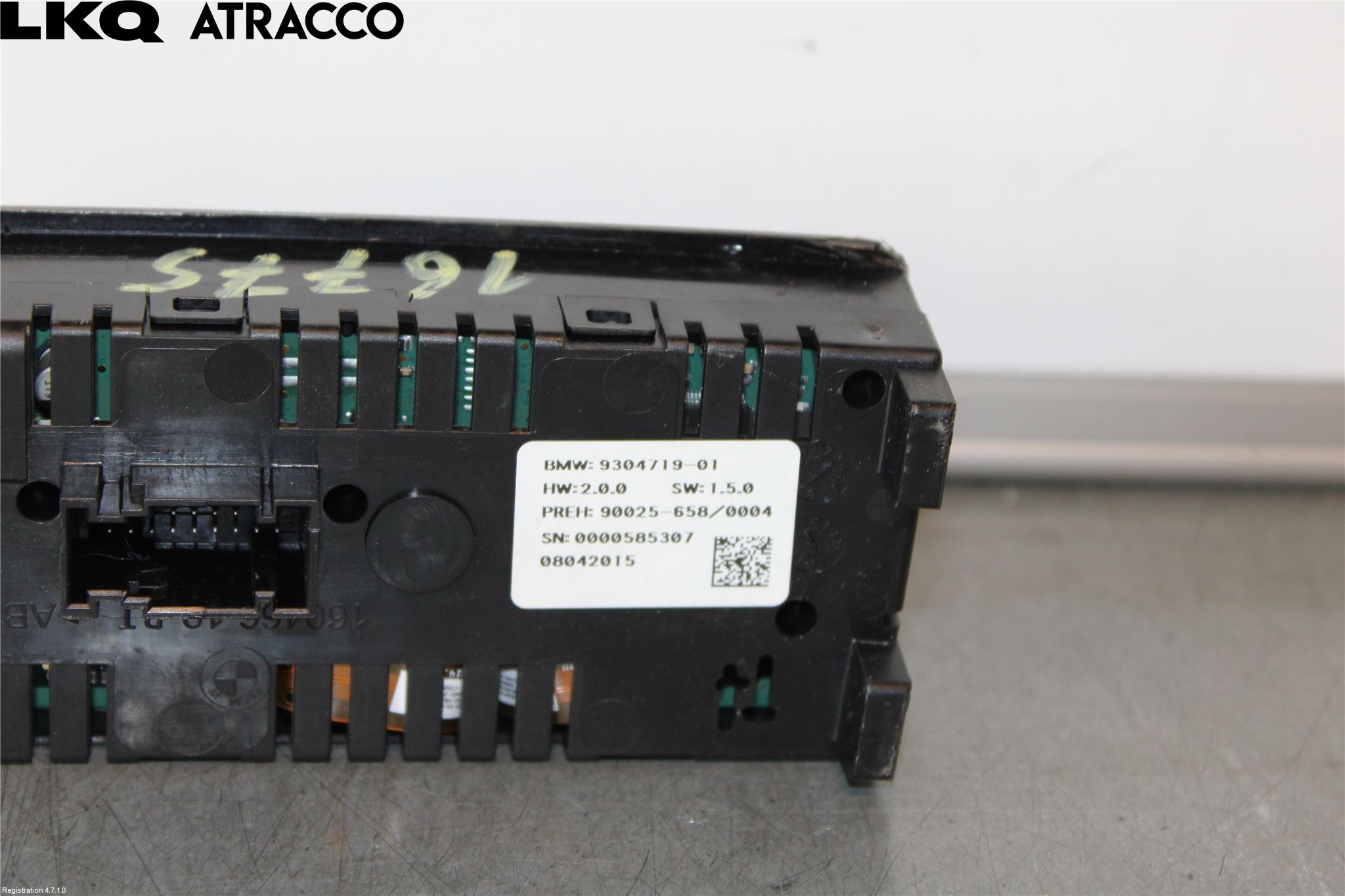 BMW 5 F10/F11/F18 09-17 Ac Styrenhet Ac Manöveren
