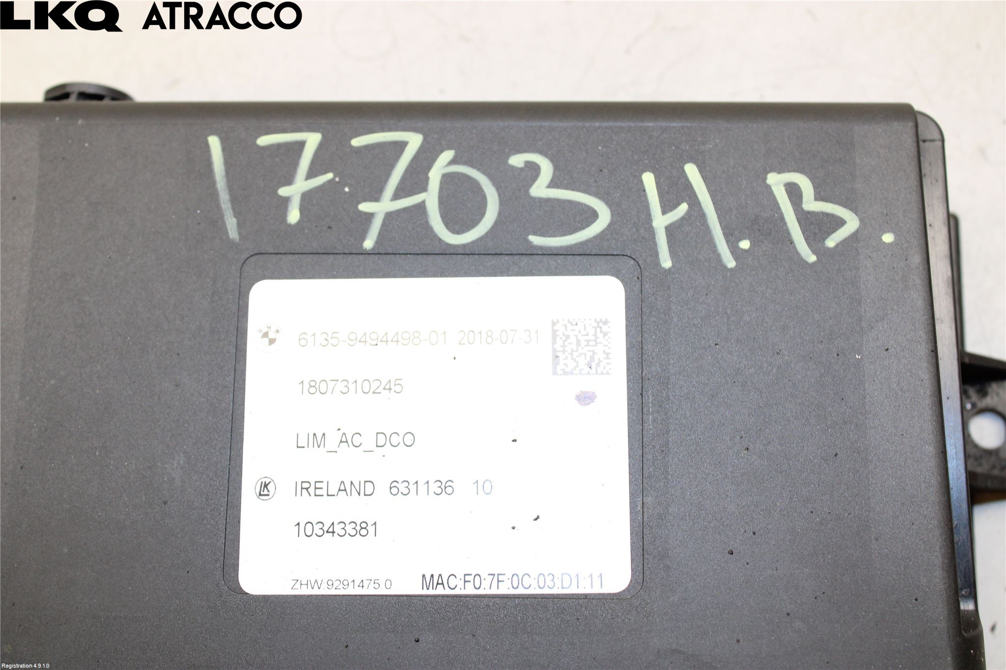 BMW i3 I01 13-22 Styrenhet Batteri