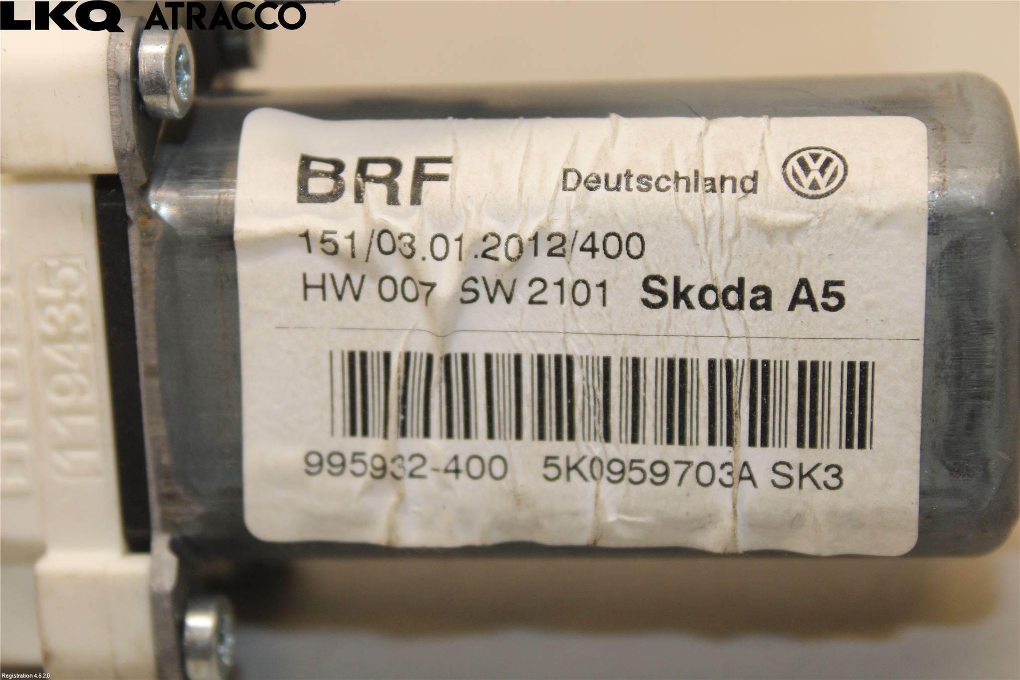 Skoda OCTAVIA (1Z) 05-13 Fönsterhissmotor