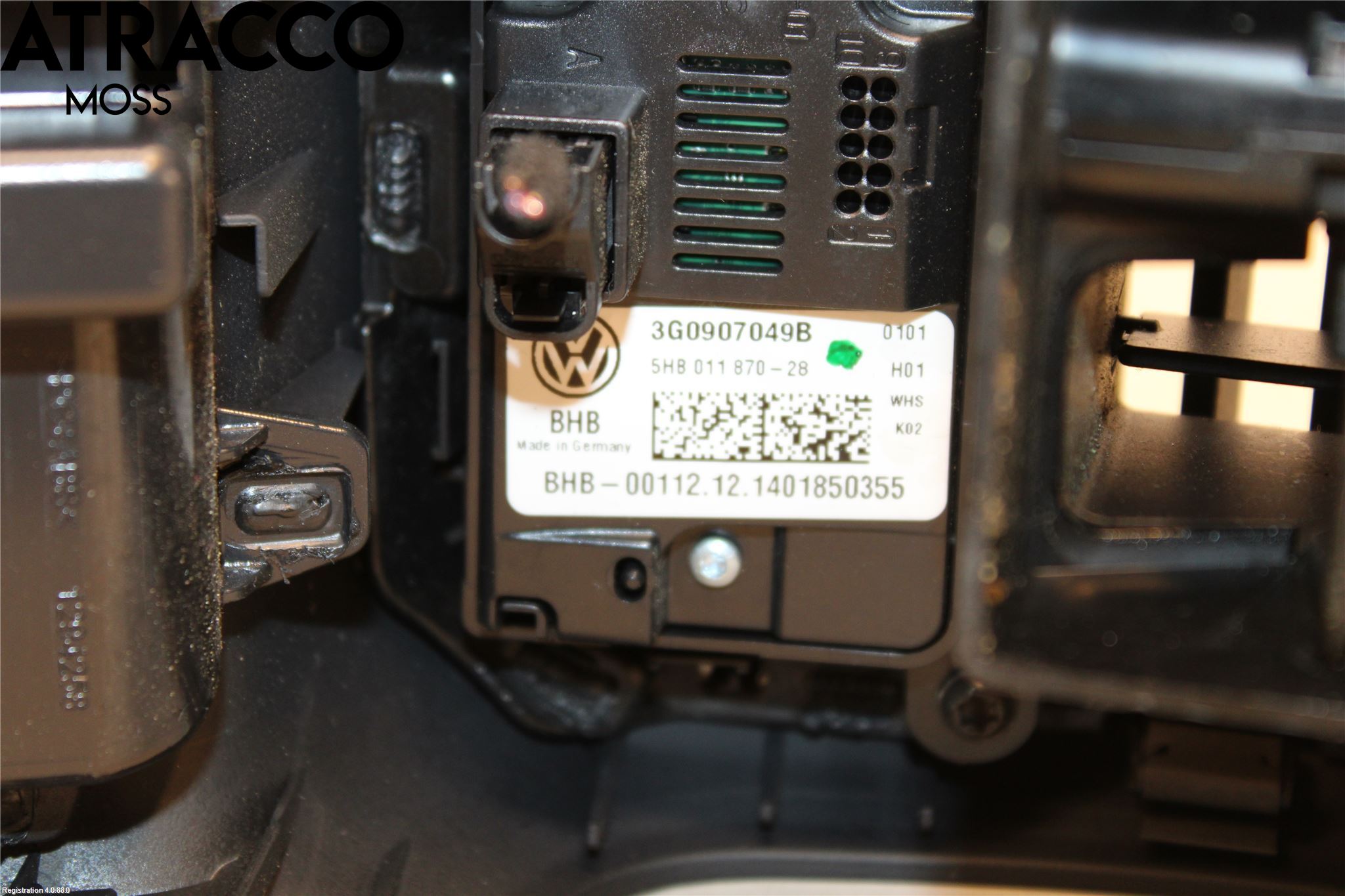 Volkswagen VW PASSAT 15-19 Defrosterkanal-Munstycke