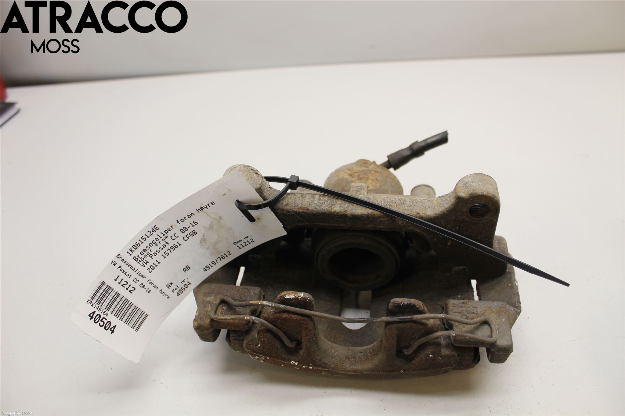Volkswagen VW PASSAT CC 08-16 Bromsok Fram Höger