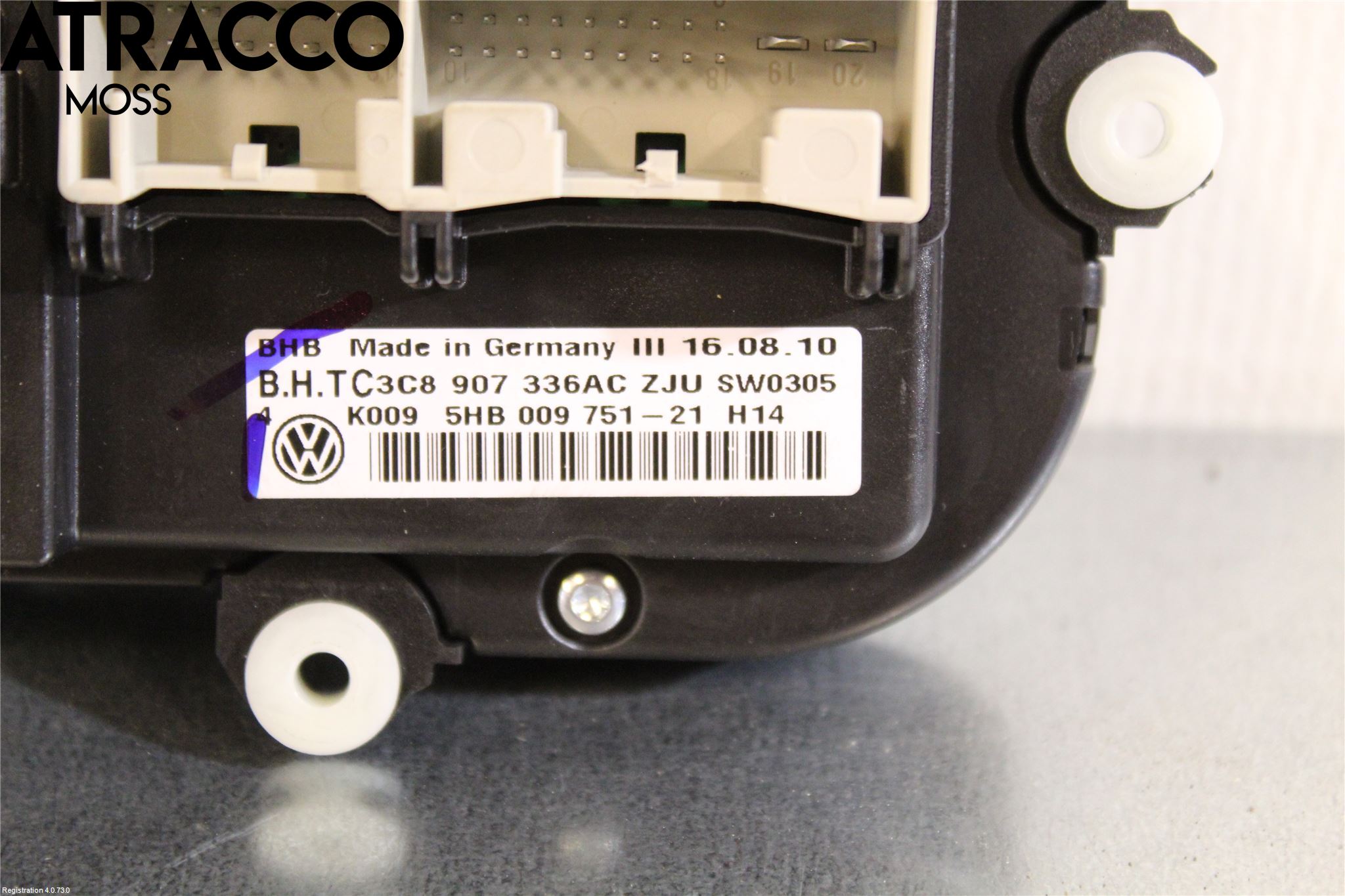 Volkswagen VW GOLF VI 09-13 Ac Styrenhet Ac Manöveren