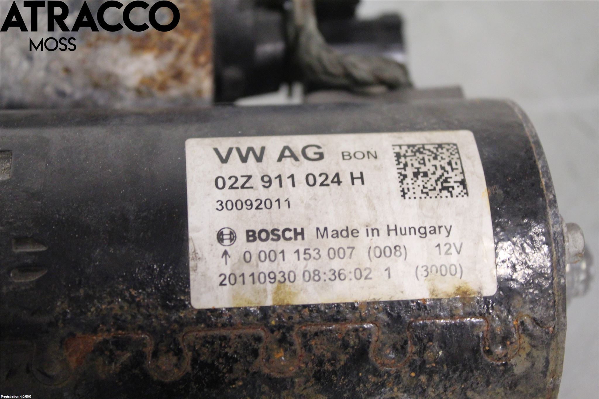 Volkswagen VW GOLF VI 09-13 Startmotor Diesel