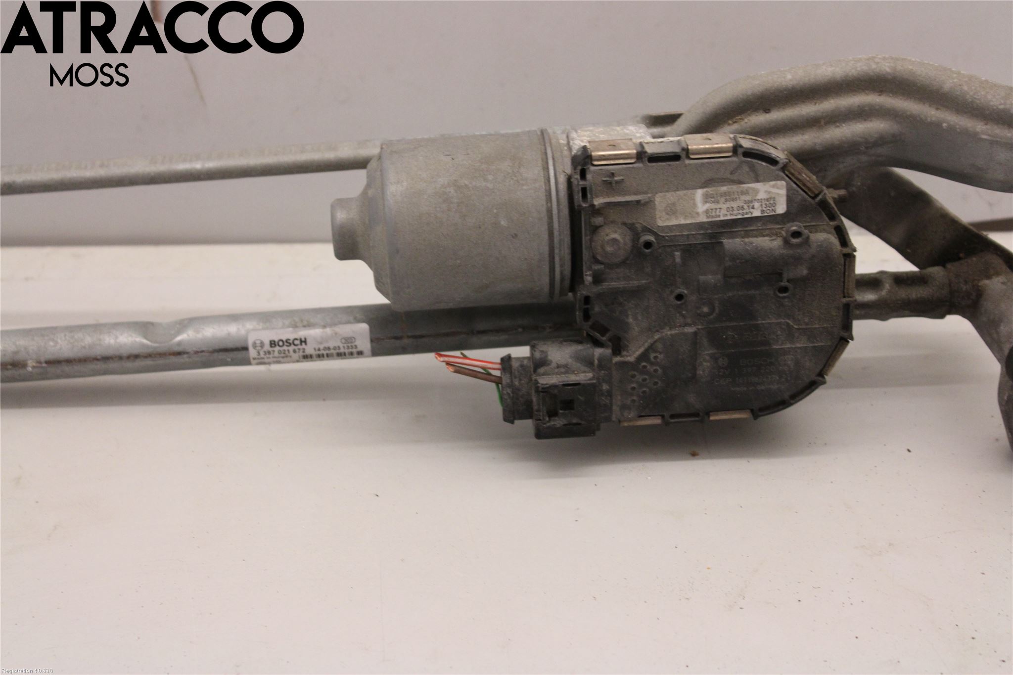 Volkswagen VW GOLF / E-GOLF VII 13-20 Torkarmotor Vindruta