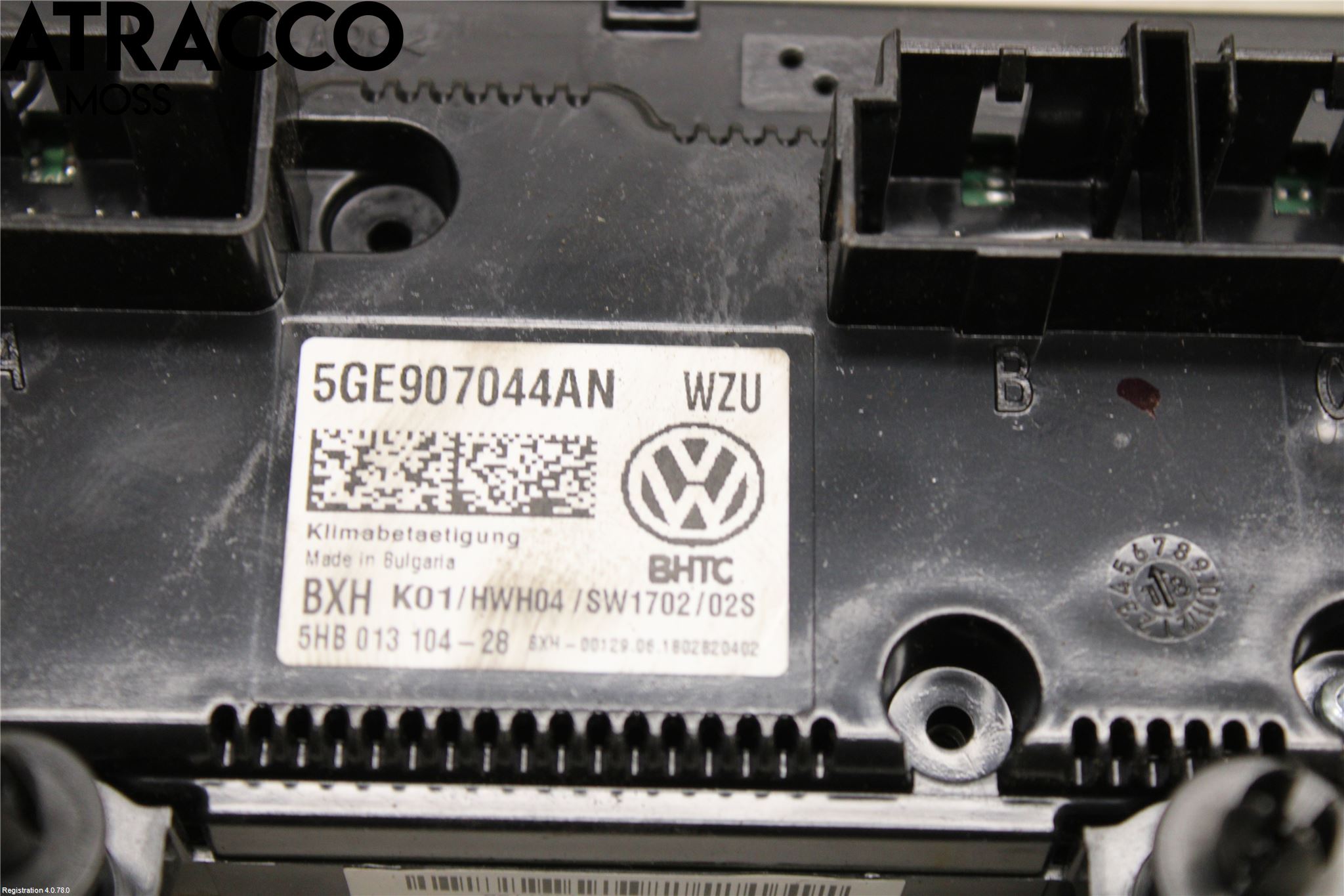 Volkswagen VW GOLF / E-GOLF VII 13-20 Ac Styrenhet Ac Manöveren
