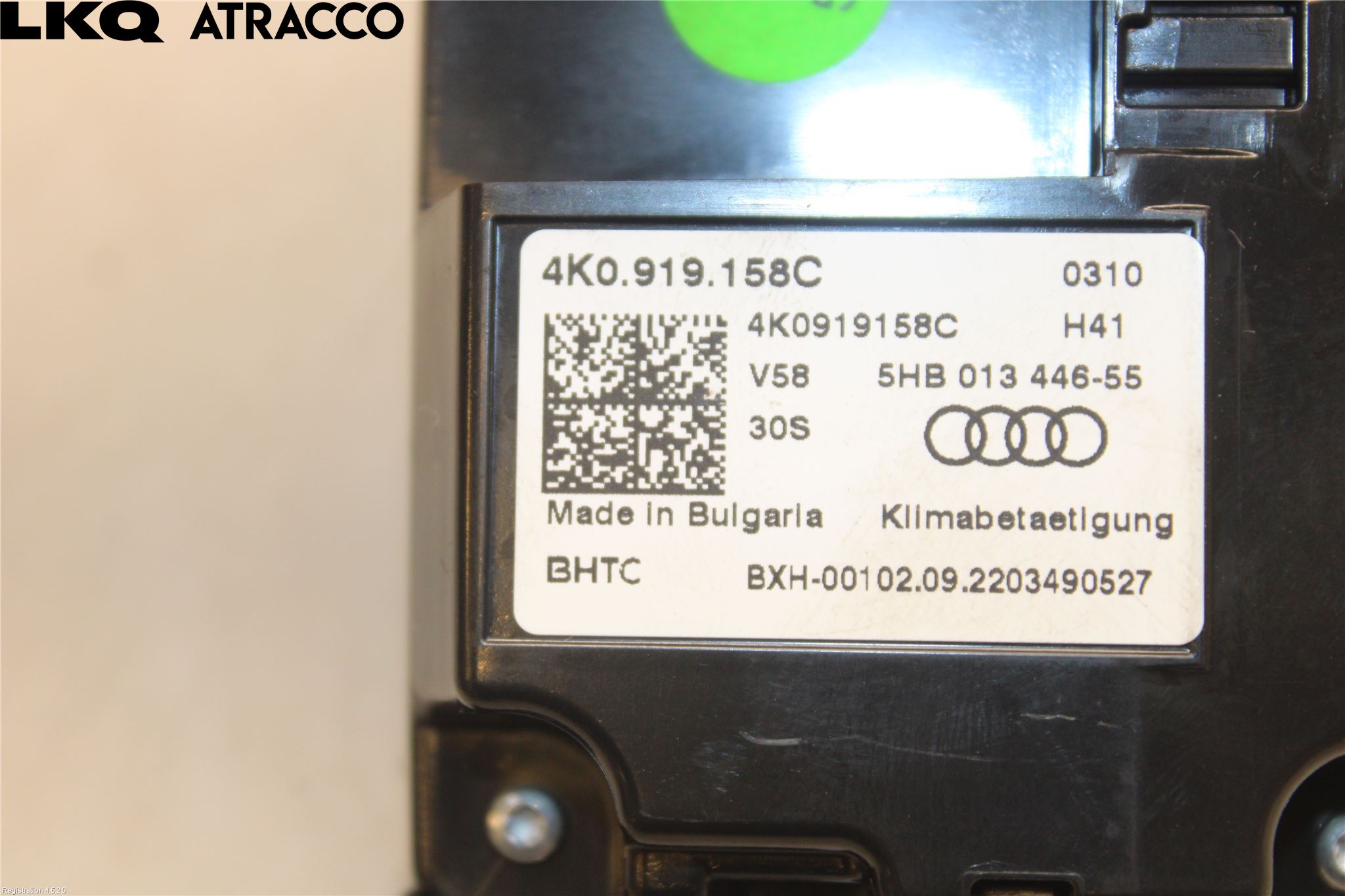 Audi E-TRON, S GE 19- Ac Styrenhet Ac Manöveren