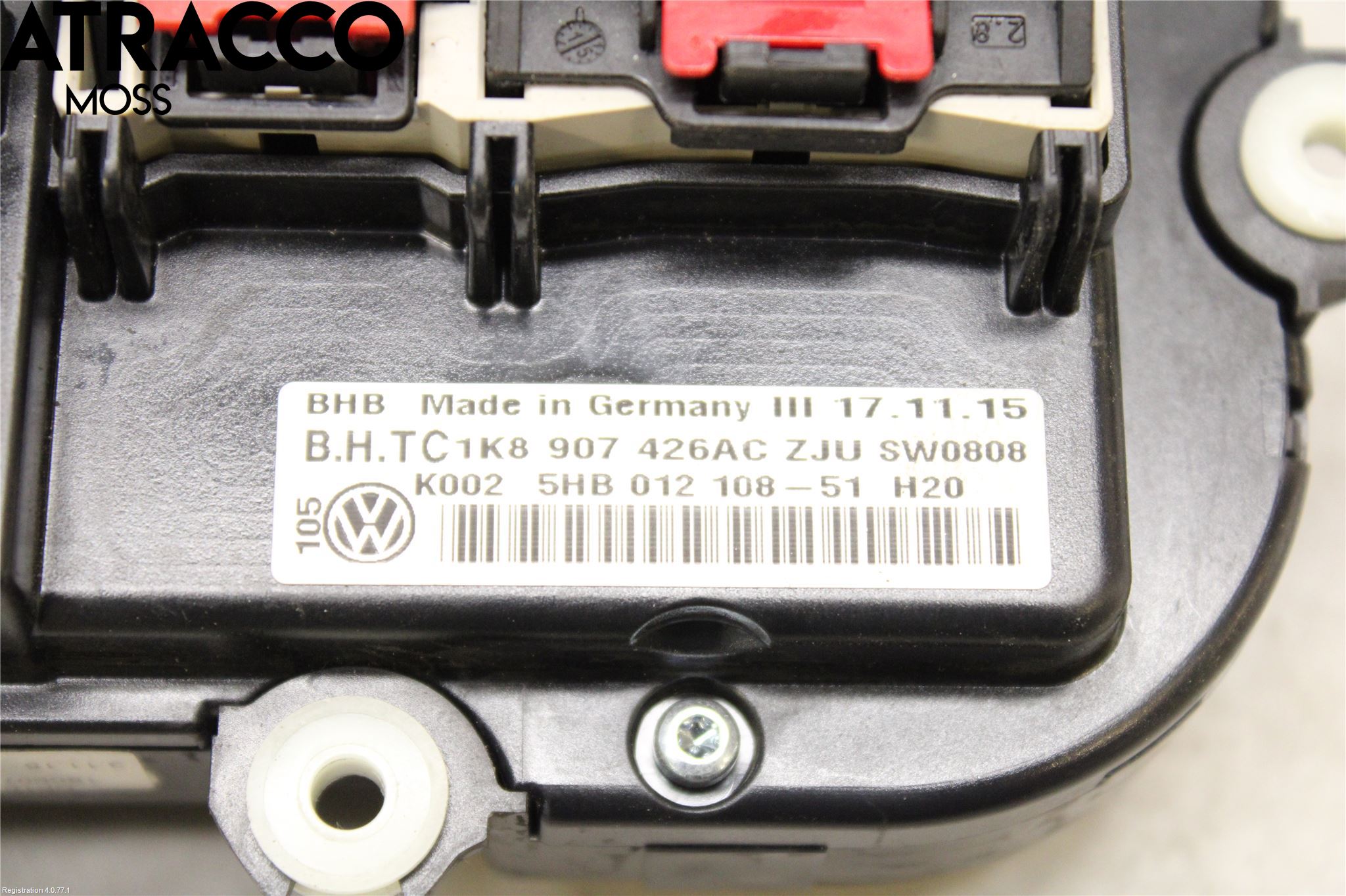 Volkswagen VW CADDY 16-20 Ac Styrenhet Ac Manöveren