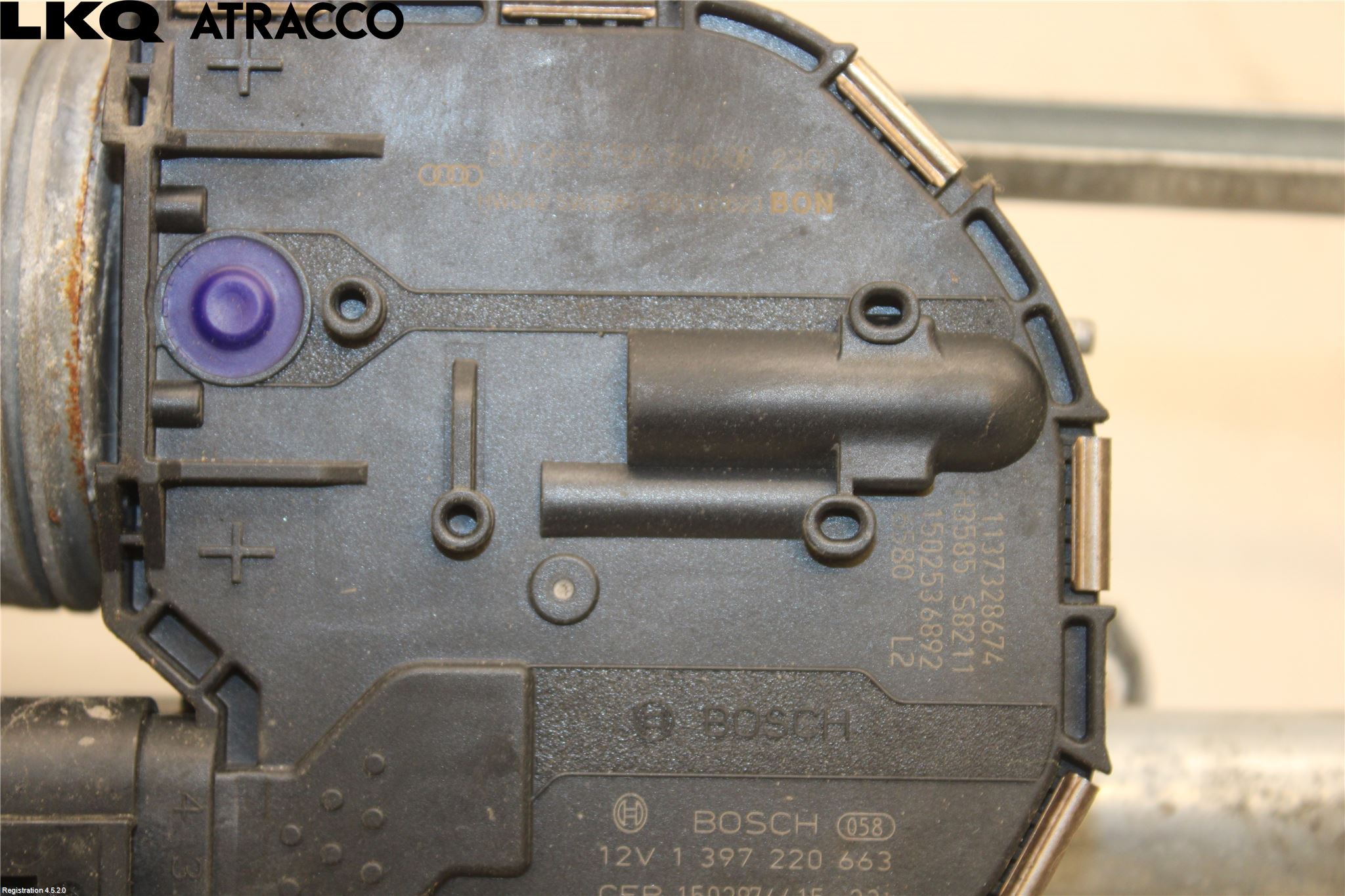 Audi A3/S3 05-13 Torkarmotor Vindruta