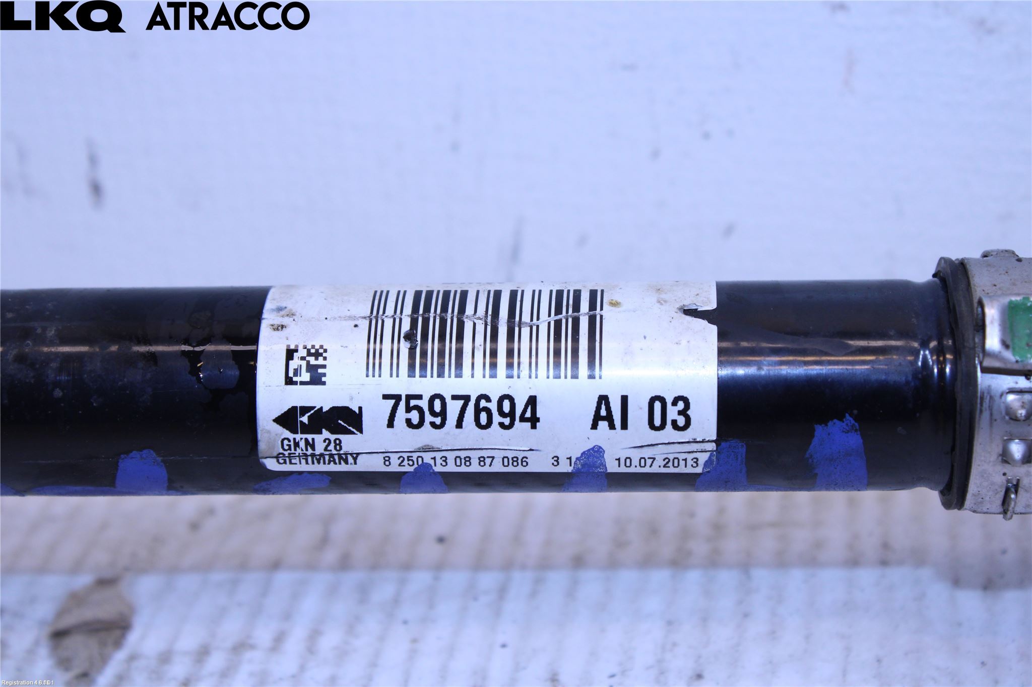 BMW 3 GT F34 13-19 Drivaxel Fram Höger