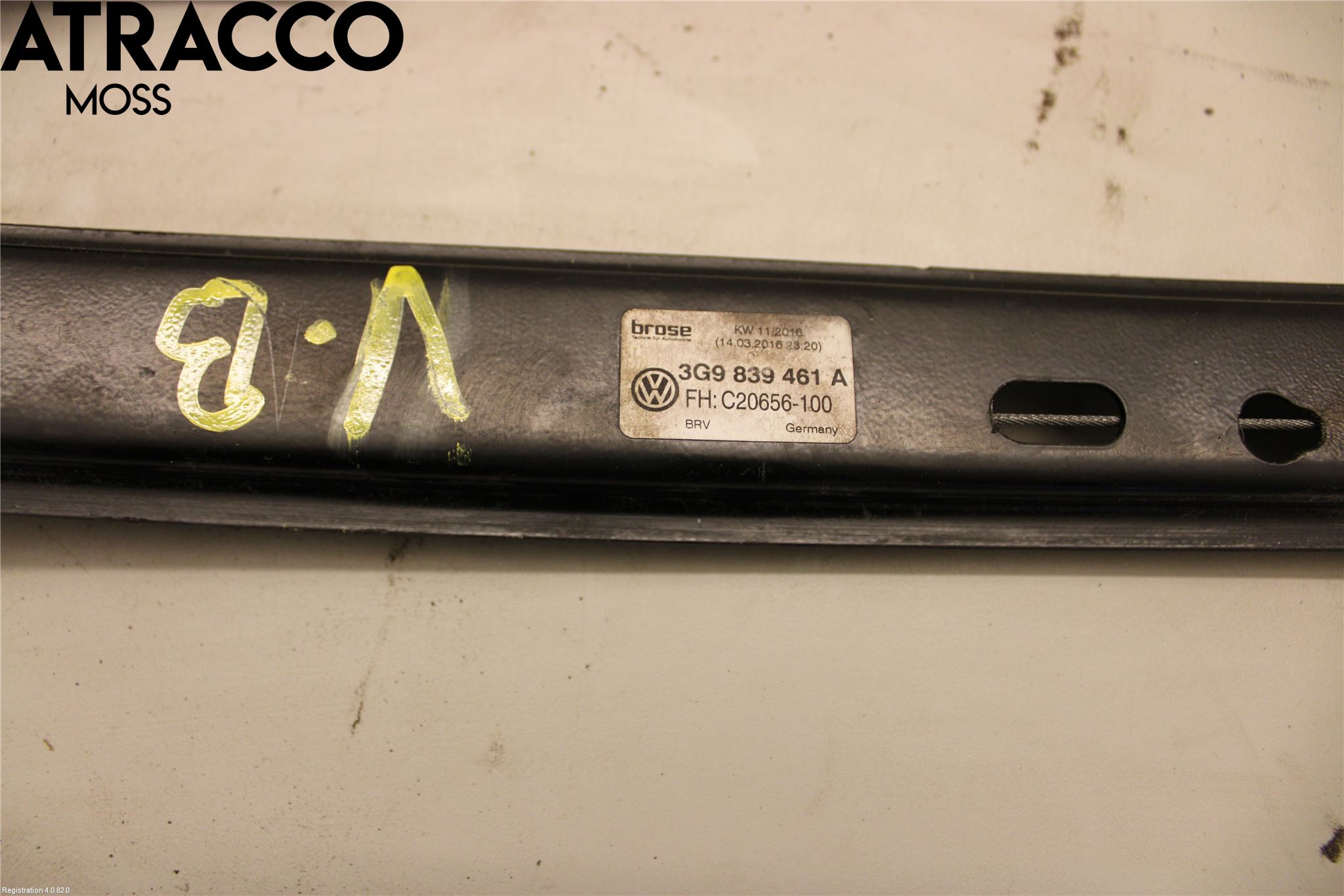 Volkswagen VW PASSAT 15-19 Fönsterhissmekanism