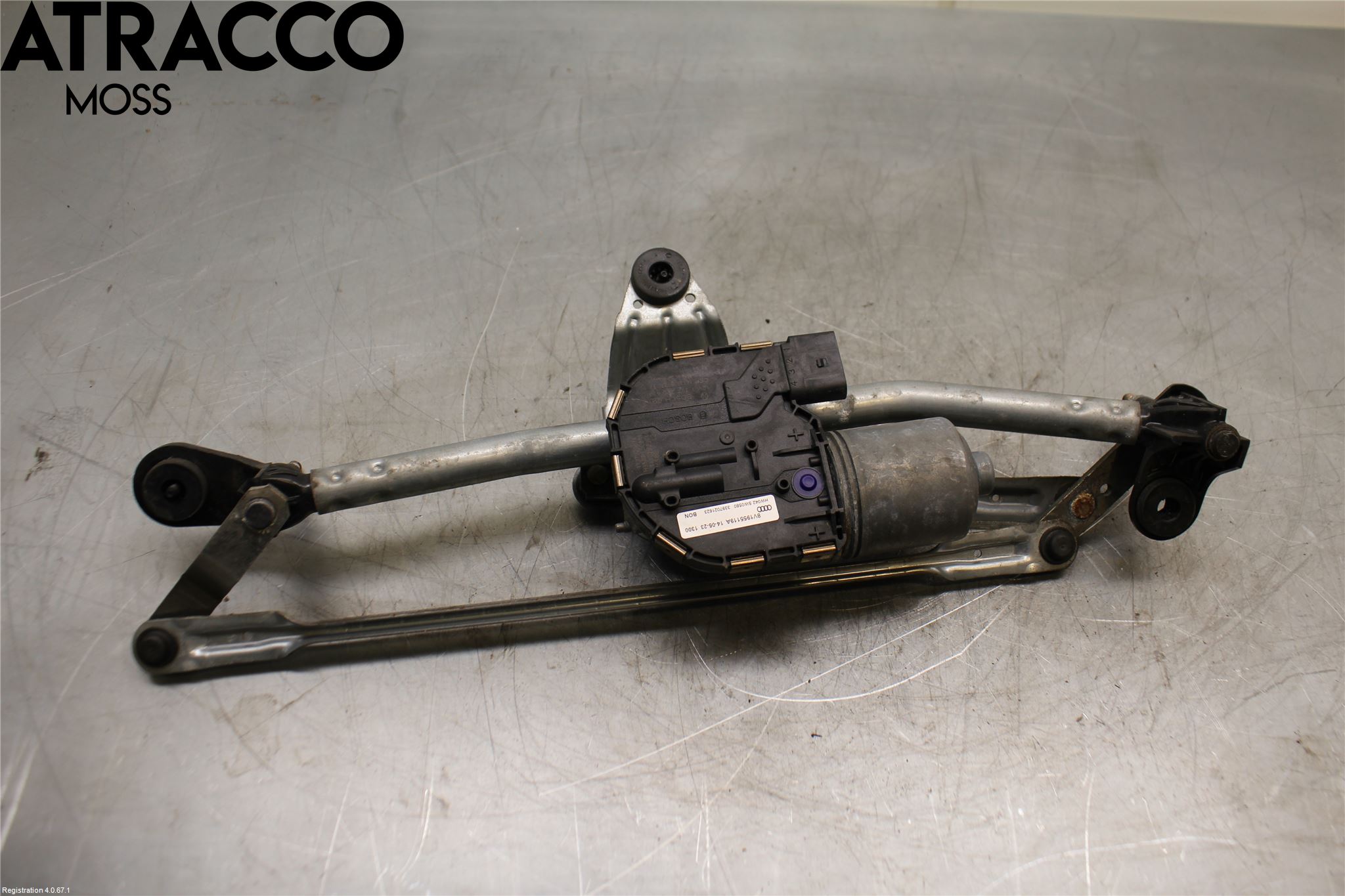 Audi A3/S3 8V 13-20 Torkarmotor Vindruta