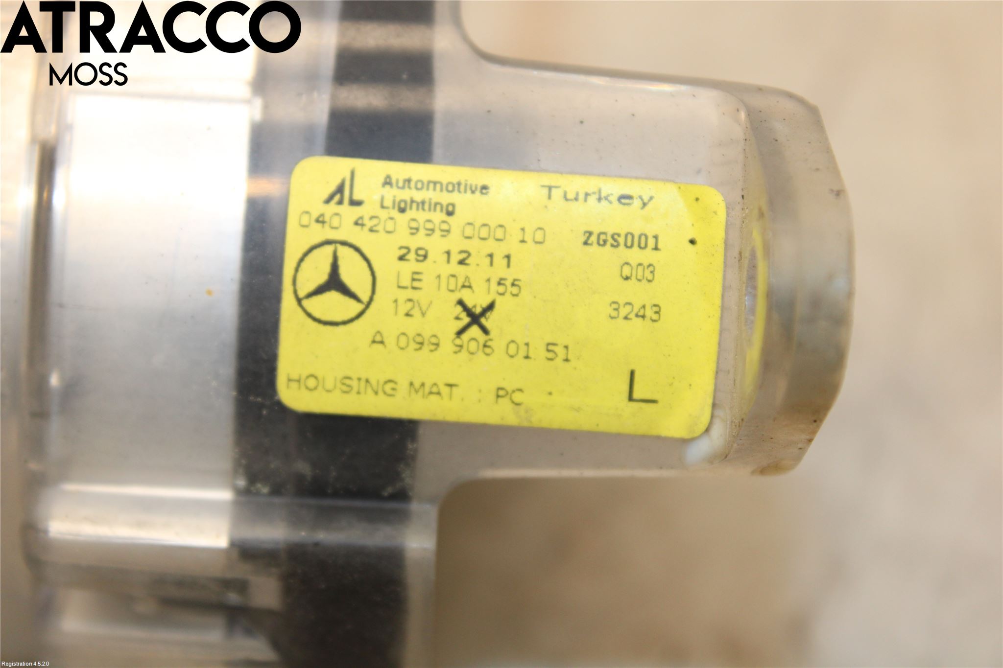 Mercedes-Benz MB B-KLASS (W246/W242) 12-19 Dimljus-Varselljus Fram