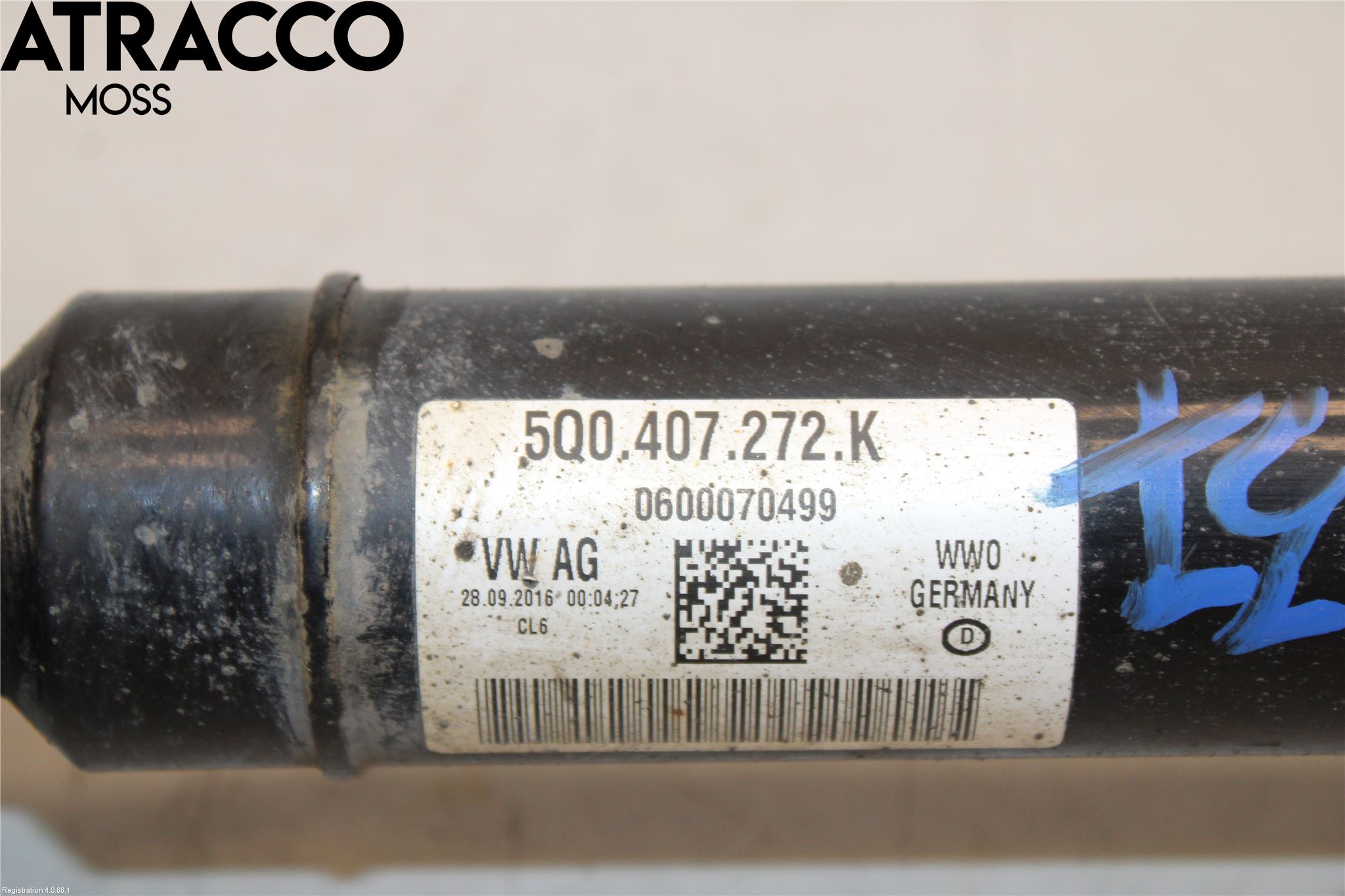 Skoda ROOMSTER Drivaxel Fram Höger