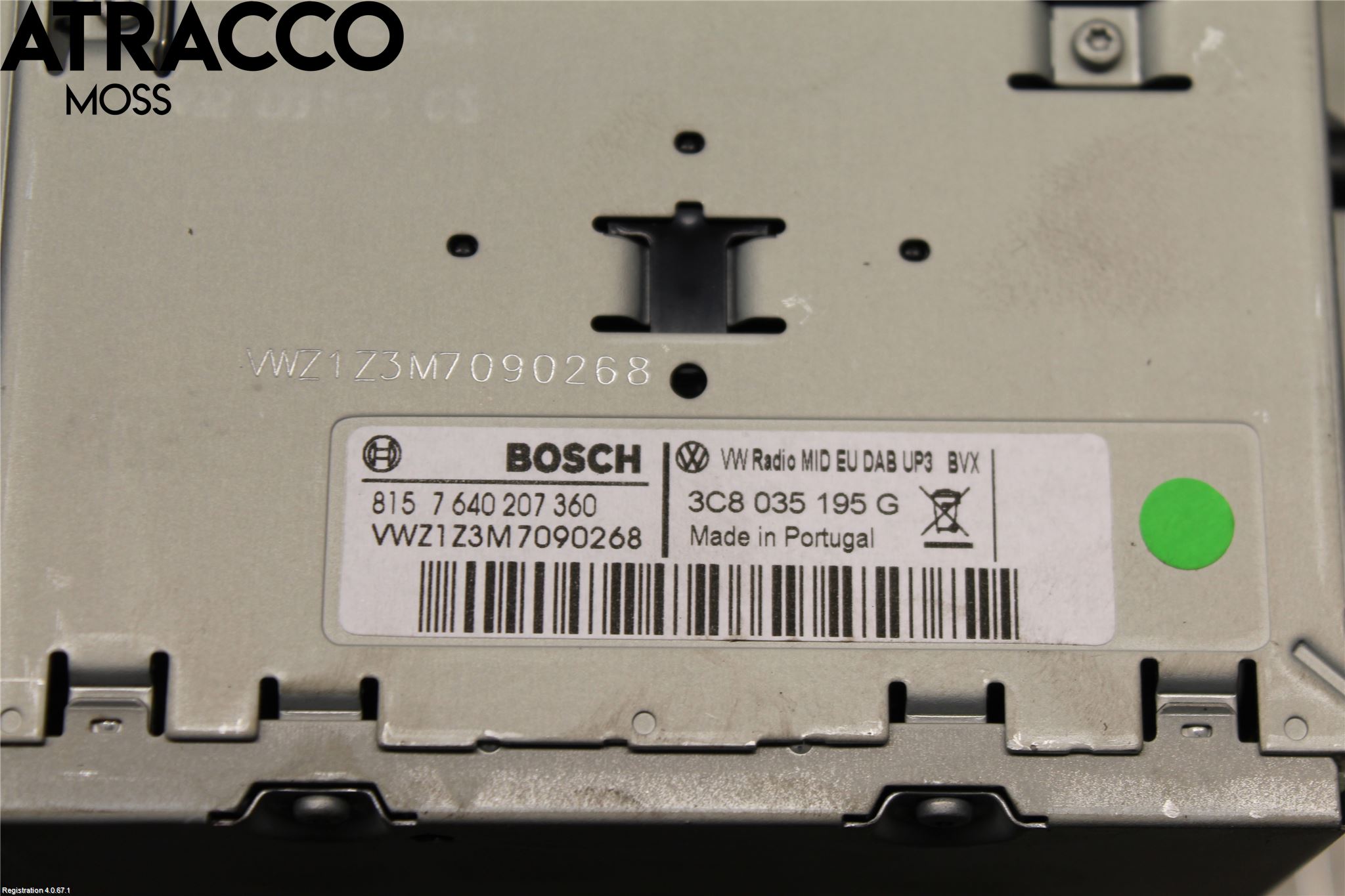 Volkswagen VW GOLF VI 09-13 Cd Radio - Multimediapanel