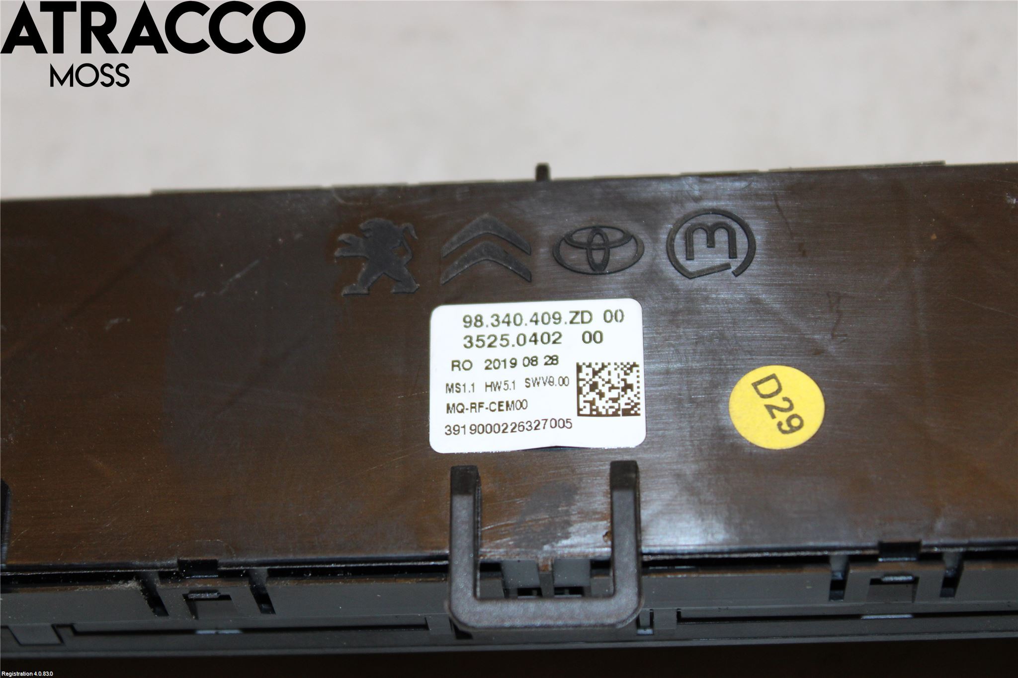 Toyota PROACE II 16- Ac Styrenhet Ac Manöveren