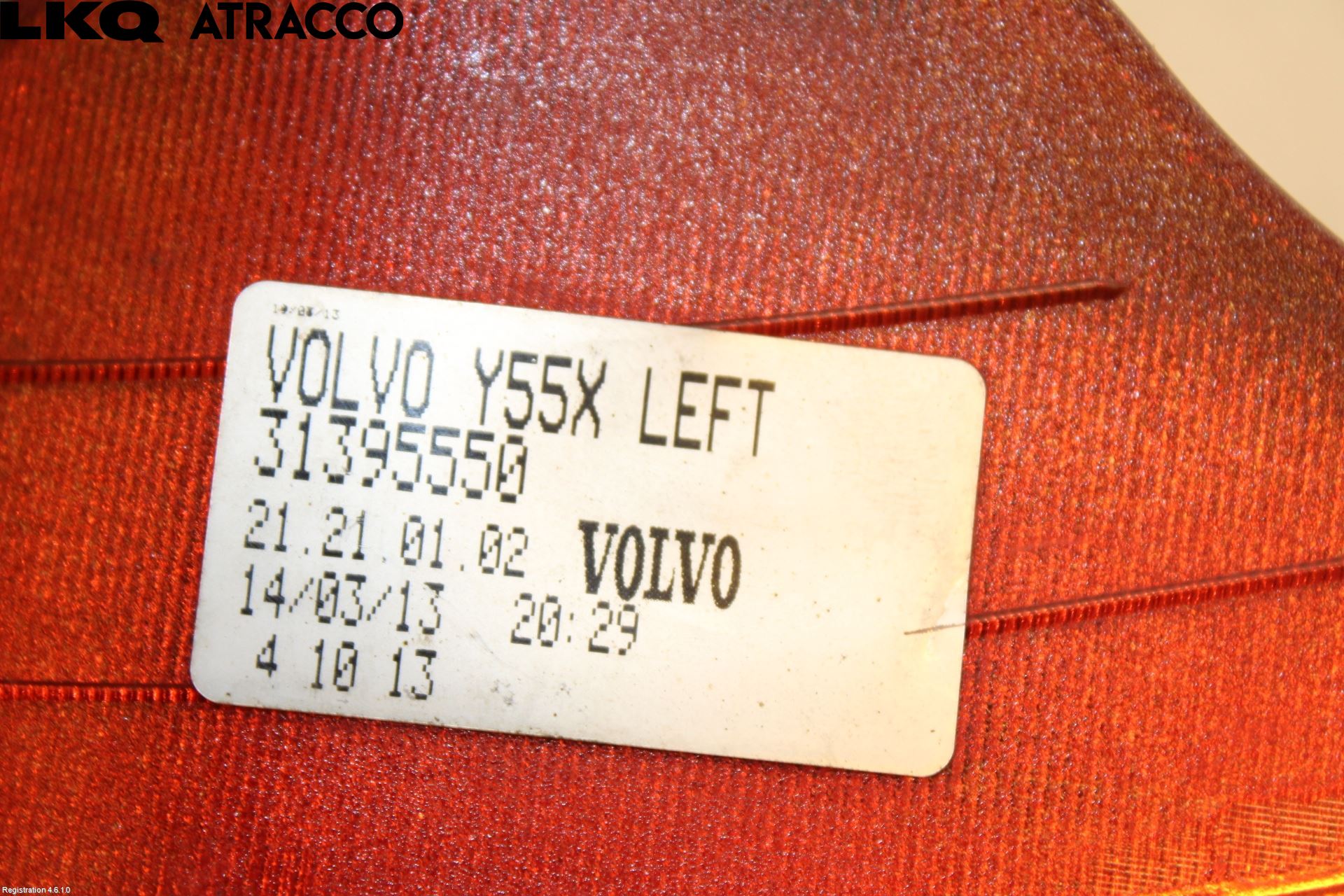 Volvo V40 12-19 Backlampa