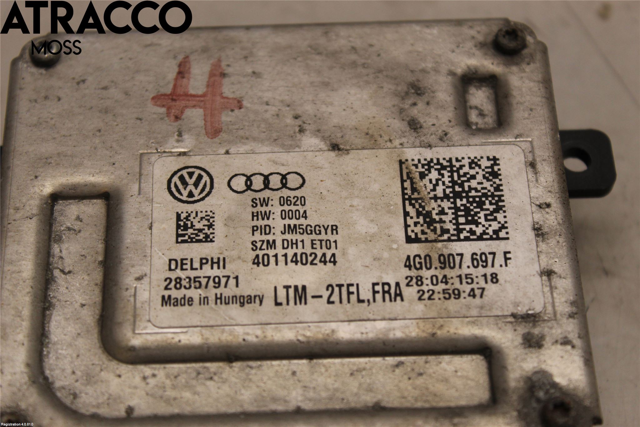 Volkswagen VW PASSAT 15-19 Styrenhet Strålkastare