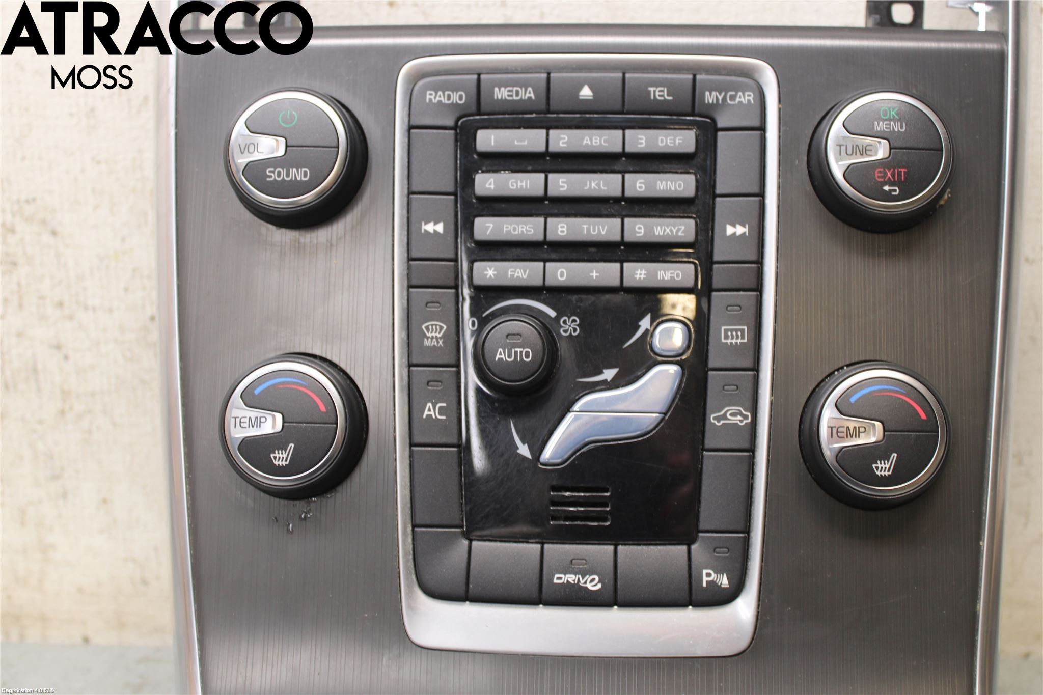 Volvo V60 11-13 Ac Styrenhet Ac Manöveren