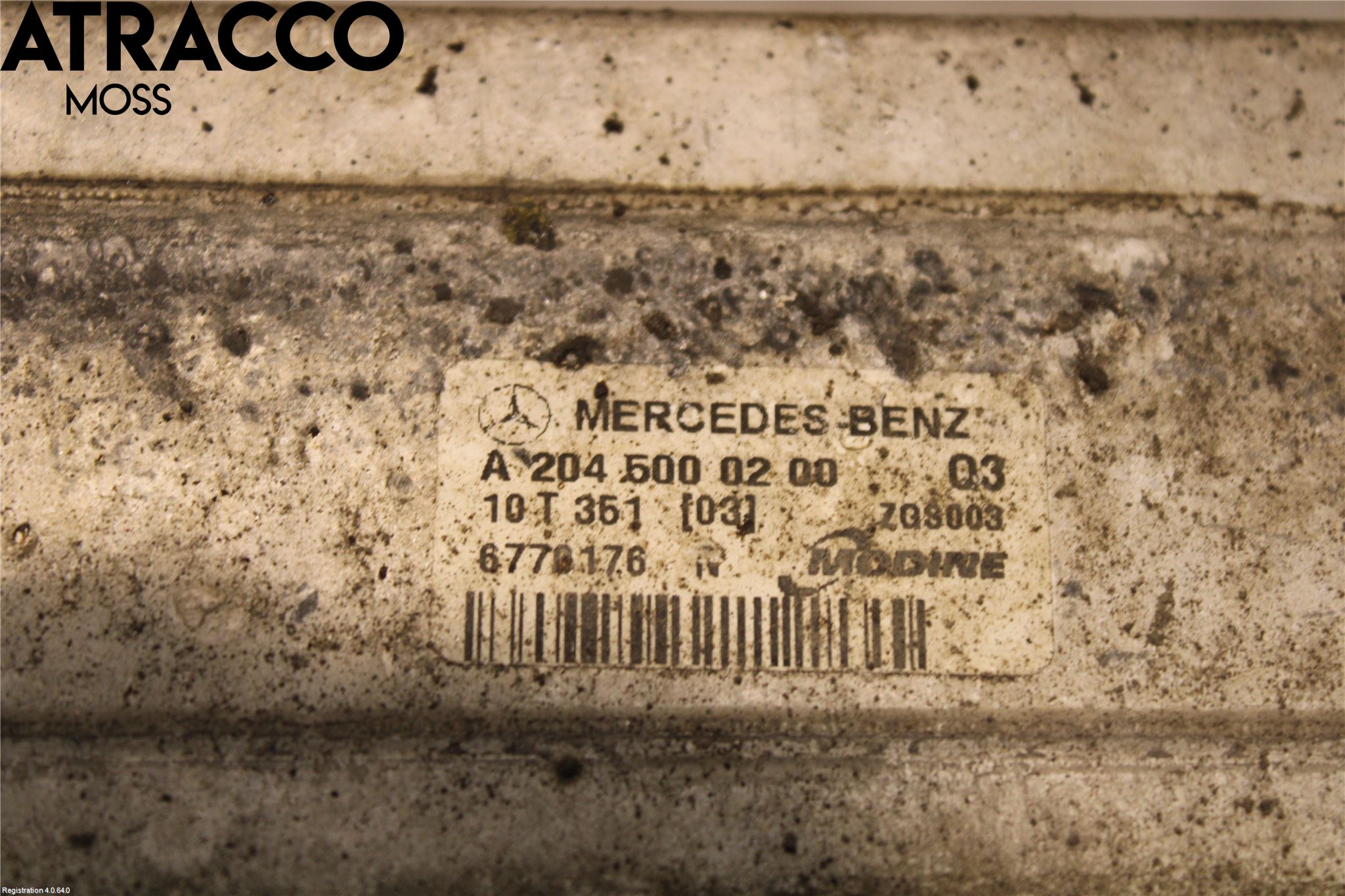 Mercedes-Benz MB E-KLASS (W212) 09-16 Laddluft-Intercooler Kyl