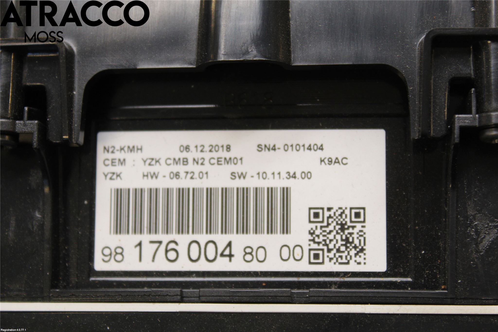 Citroen BERLINGO/E-BERLINGO 19- Instrument Komb