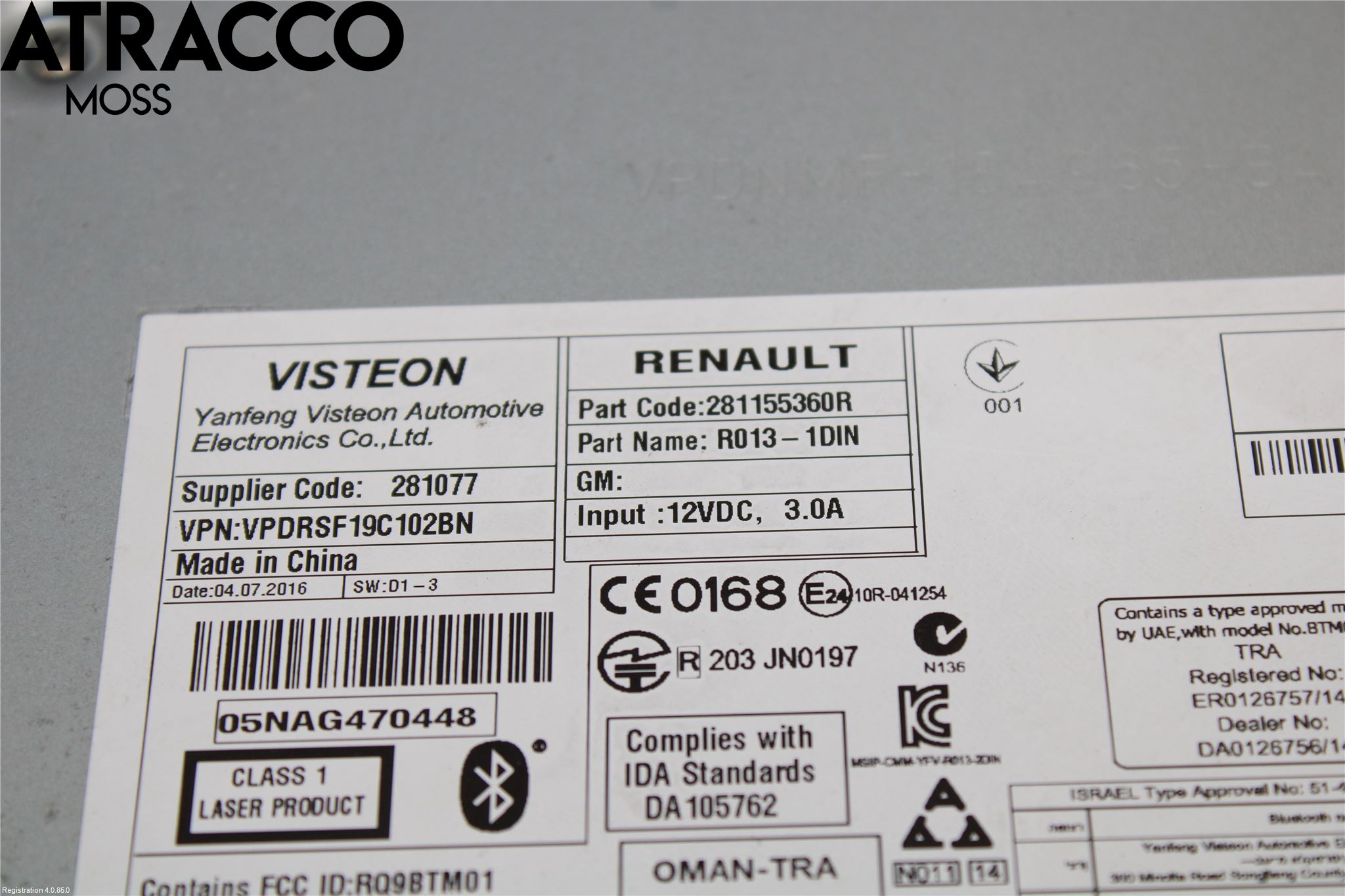 Renault MASTER III 20-24 Radio