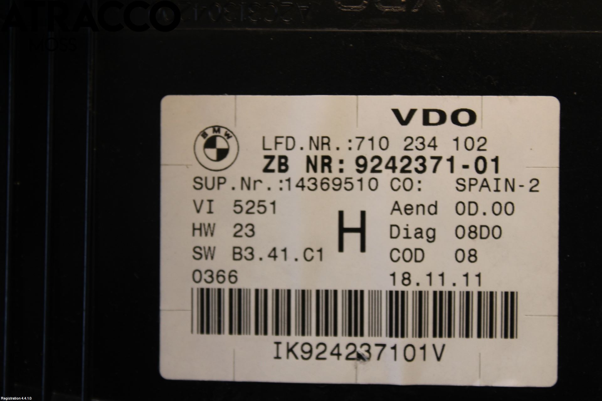 BMW X1 E84 10-15 Instrument Komb