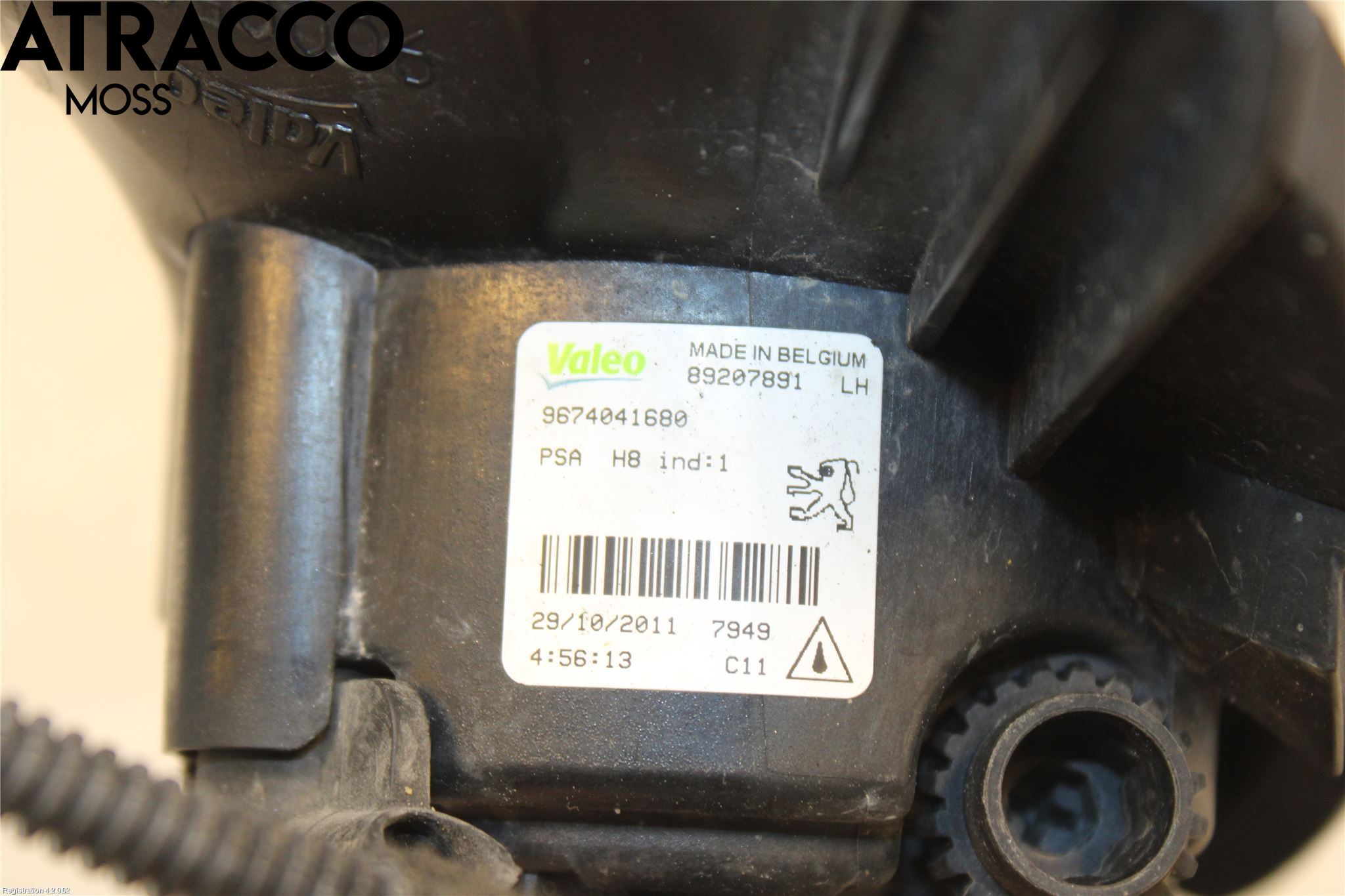 Peugeot 308 08-13 Dimljus-Varselljus Fram