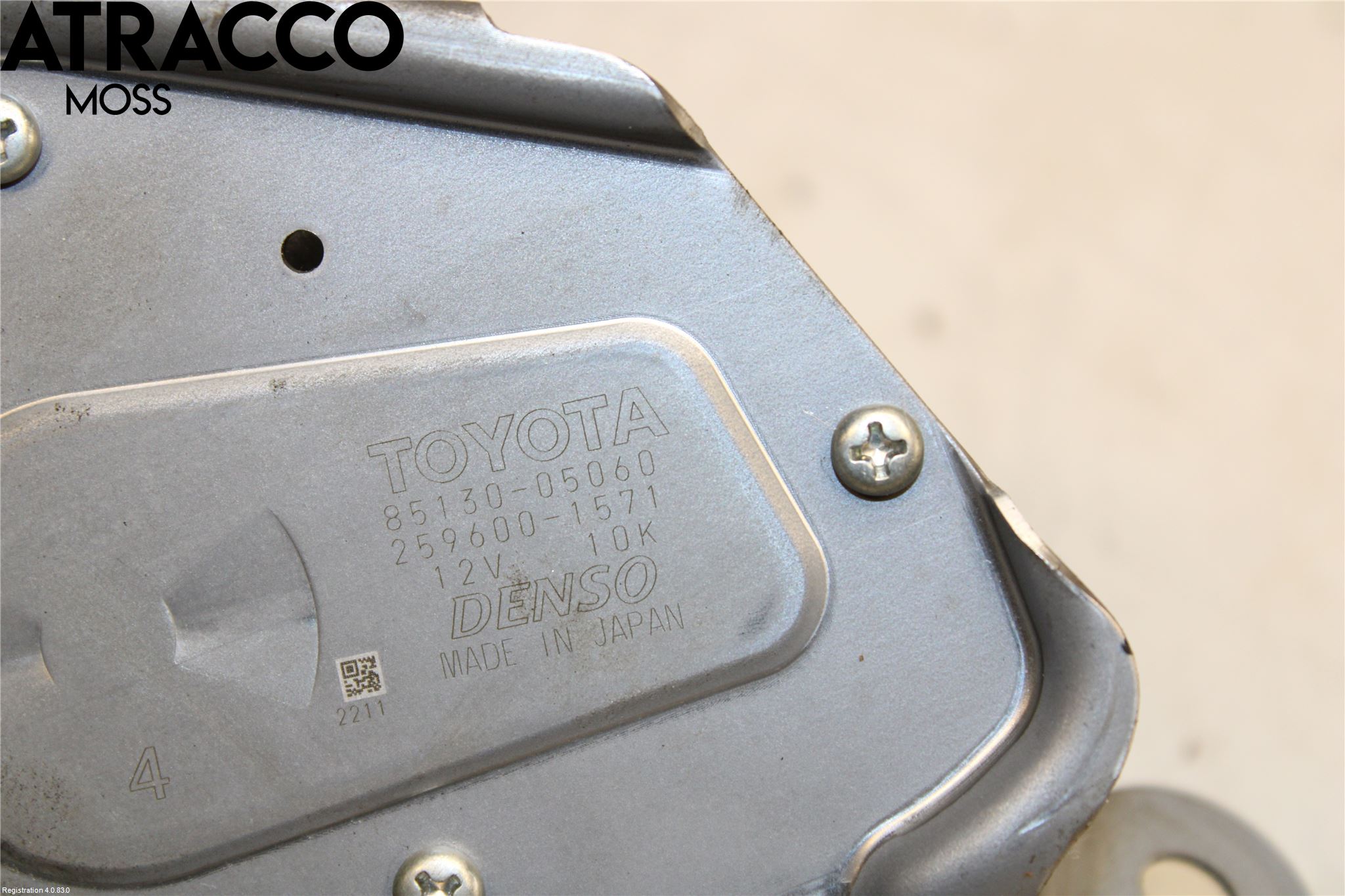 Toyota AVENSIS 09-15 Torkarmotor Baklucka