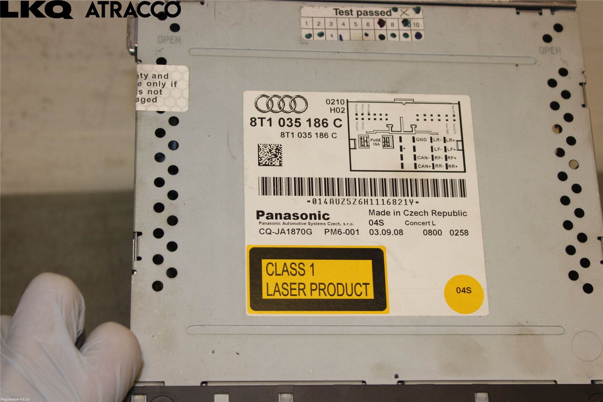 Audi A4/S4 08-11 Cd Radio - Multimediapanel