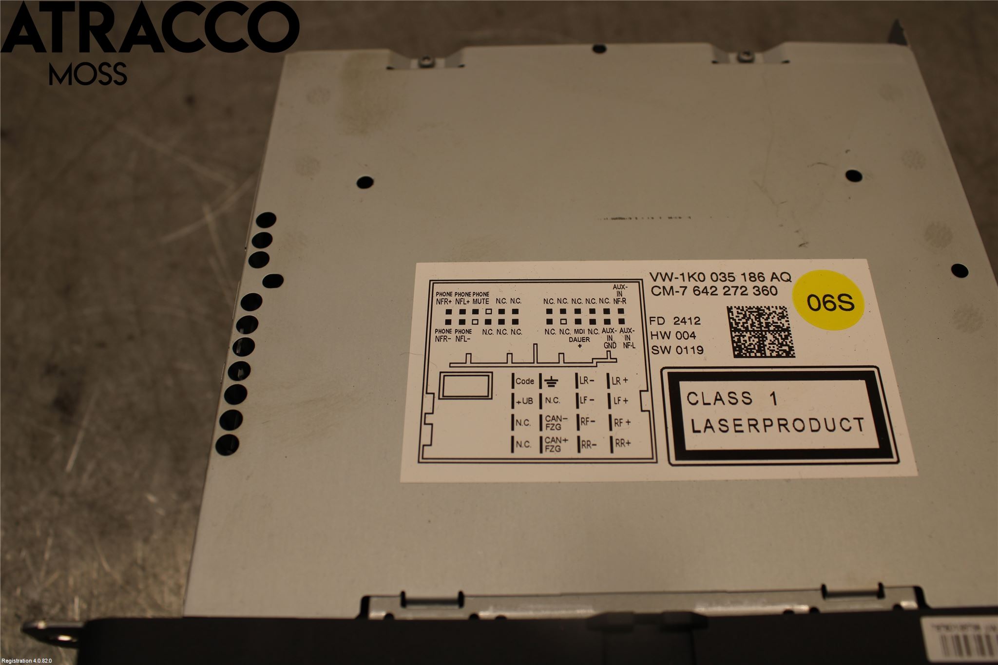 Volkswagen VW GOLF VI 09-13 Cd Radio - Multimediapanel