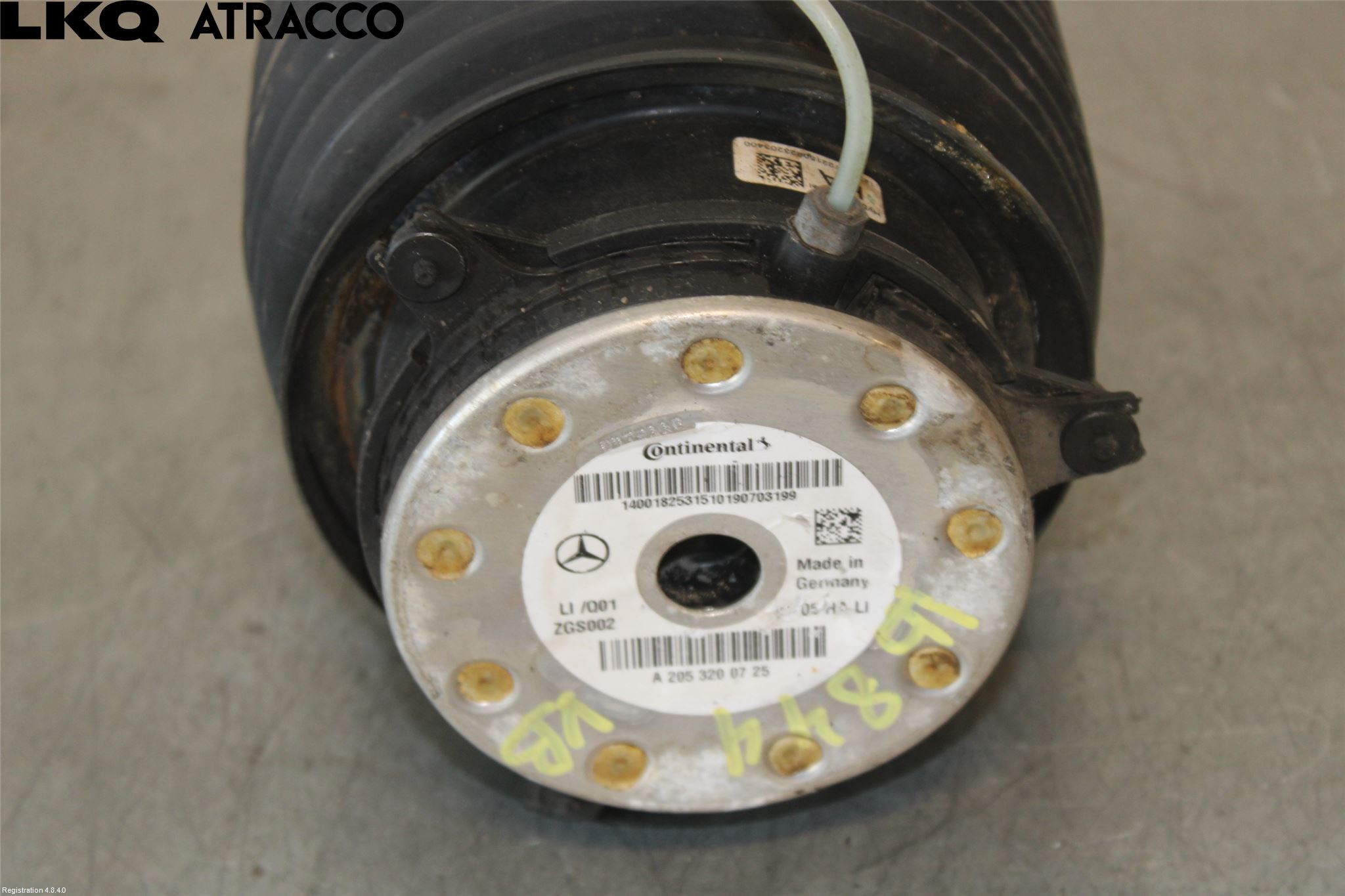 Mercedes-Benz MB C-KLASS (W205) 14-21 Nivå-Luftfjädring Bälg