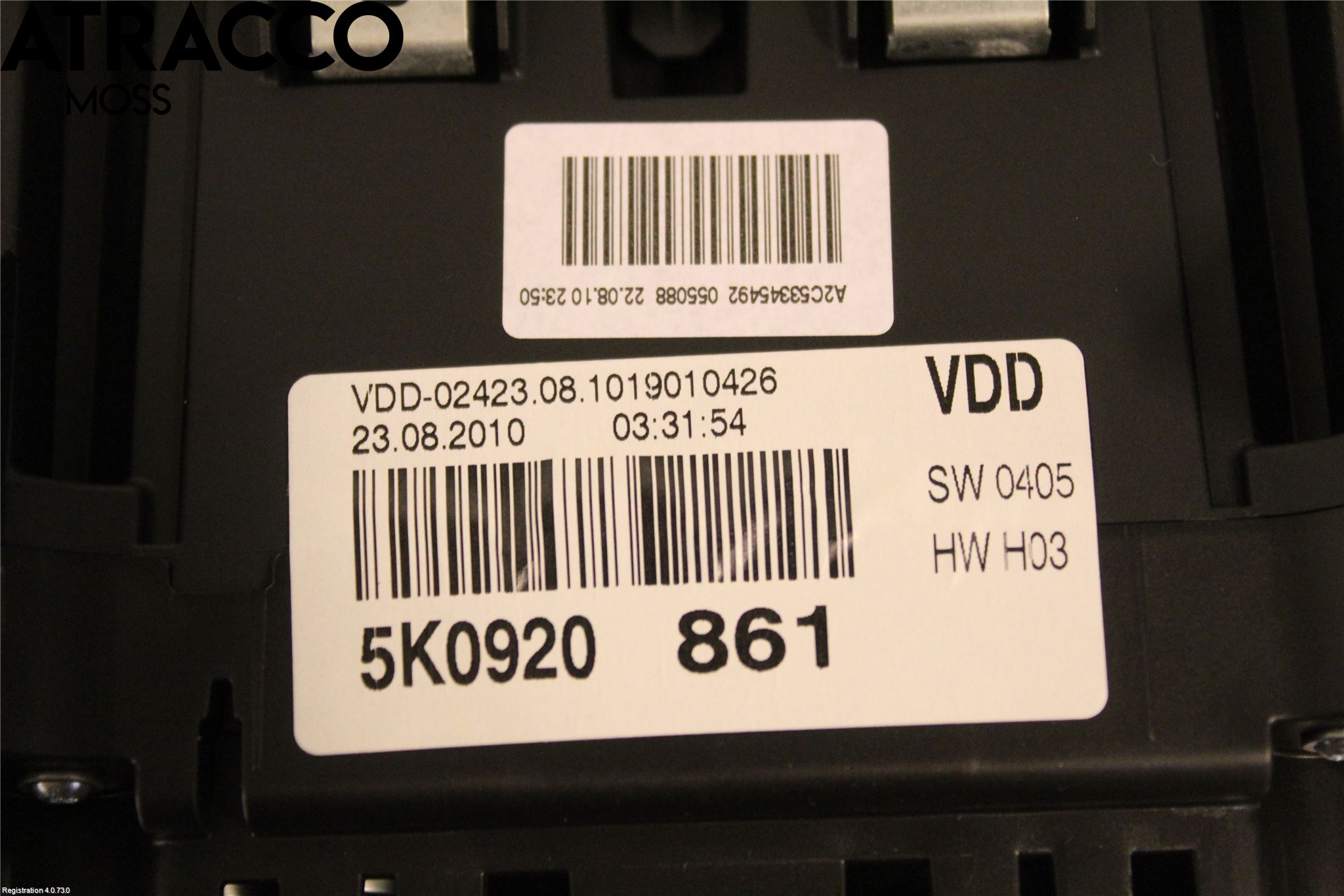 Volkswagen VW GOLF VI 09-13 Instrument Komb