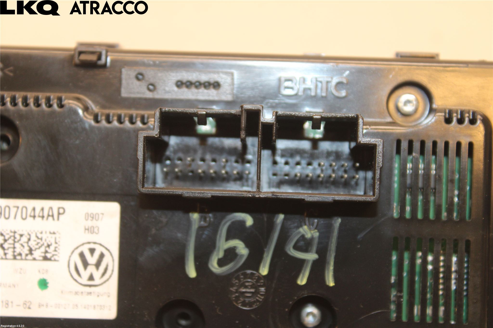 Volkswagen VW GOLF / E-GOLF VII 13-20 Ac Styrenhet Ac Manöveren