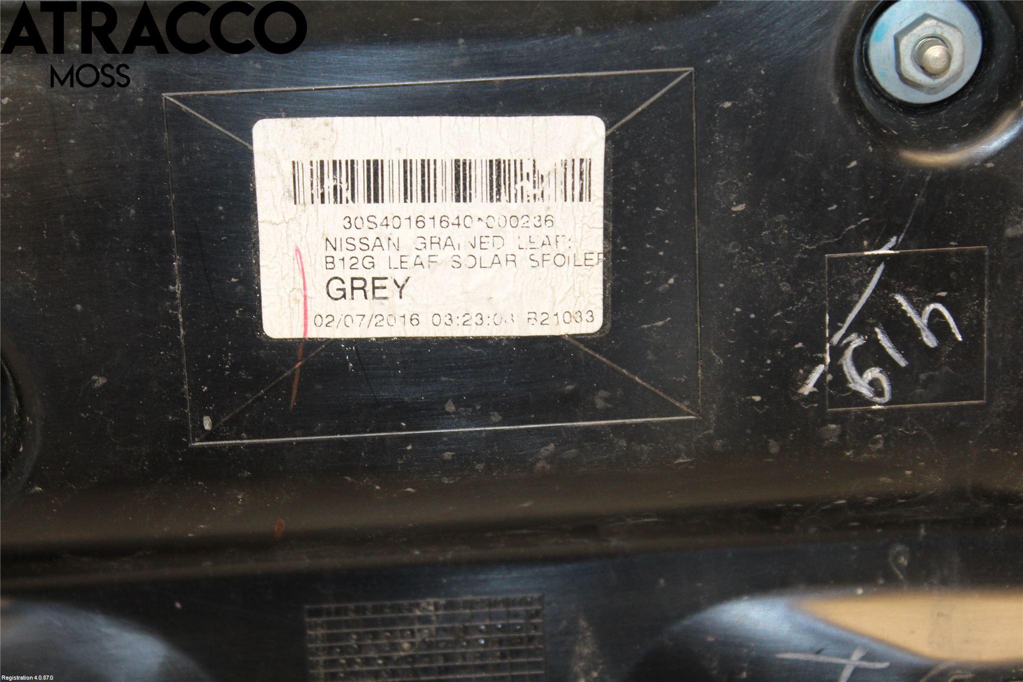 Nissan LEAF 11-17 Spoiler Bak
