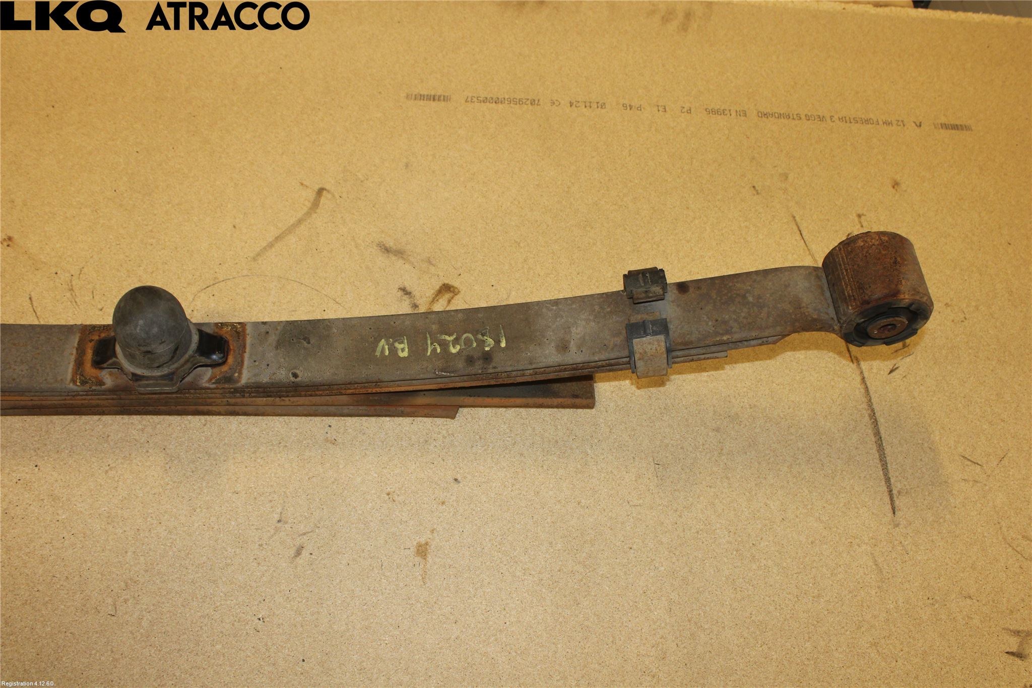Ford RANGER EU 12-23 Fjäder Bak Blad
