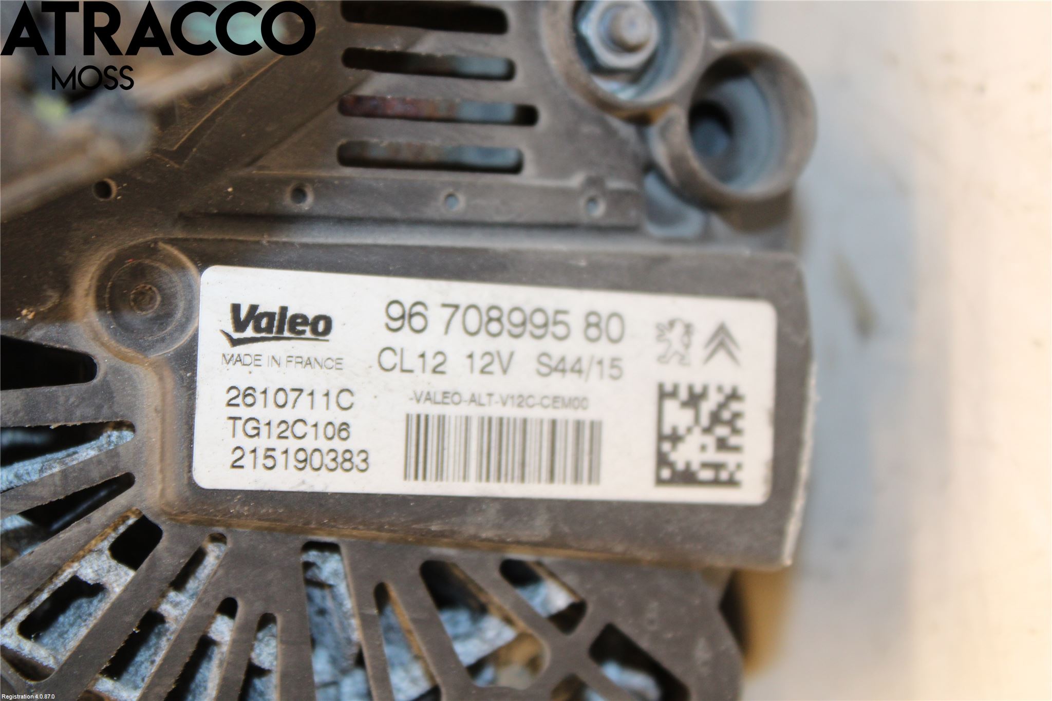 Peugeot 208 12-15 Generator