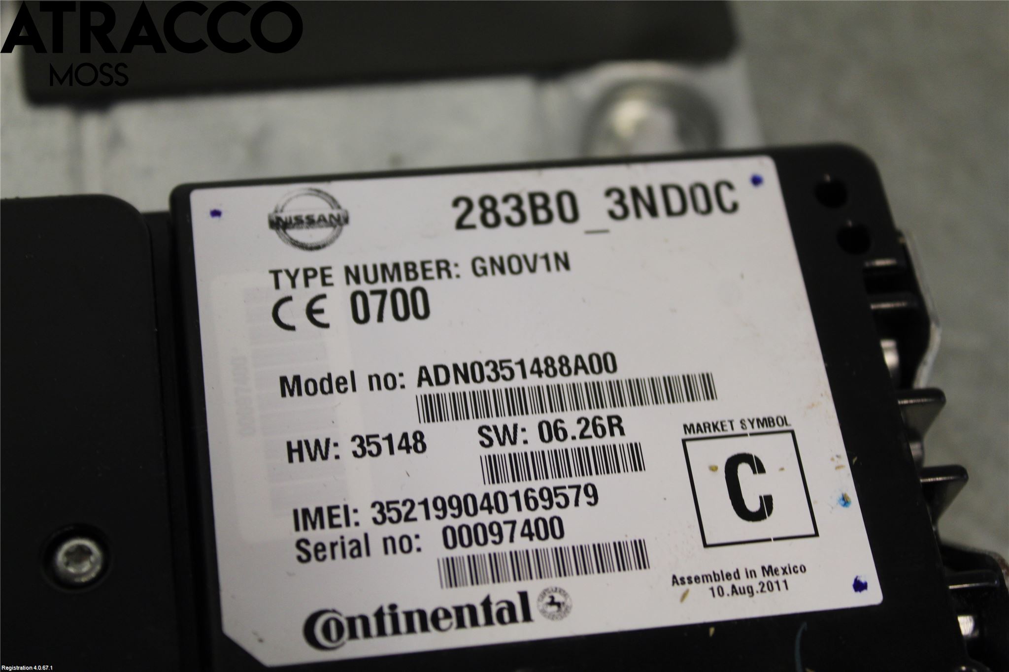 Nissan LEAF 11-17 Styrenhet Övrigt