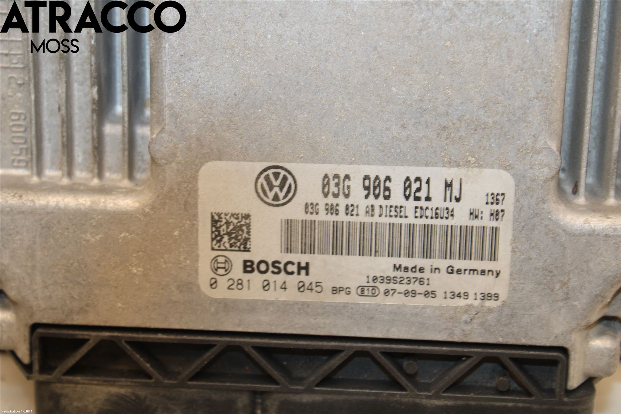 Volkswagen VW TOURAN 03-10 Styrenhet Inspump Diesel