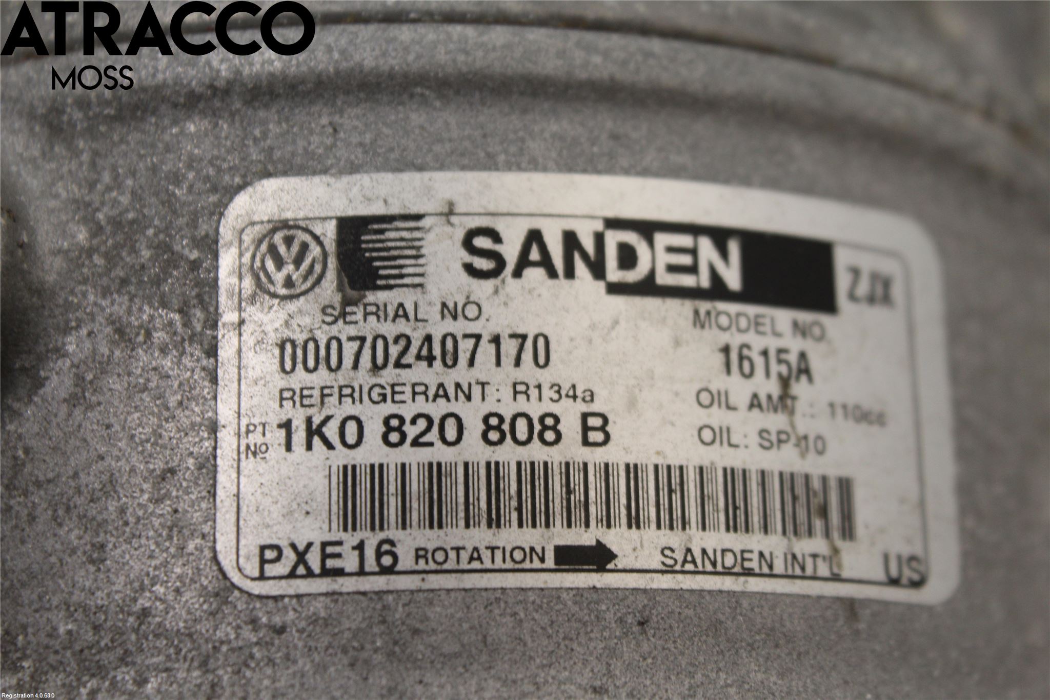 Volkswagen VW GOLF VI 09-13 Ac Kompressor