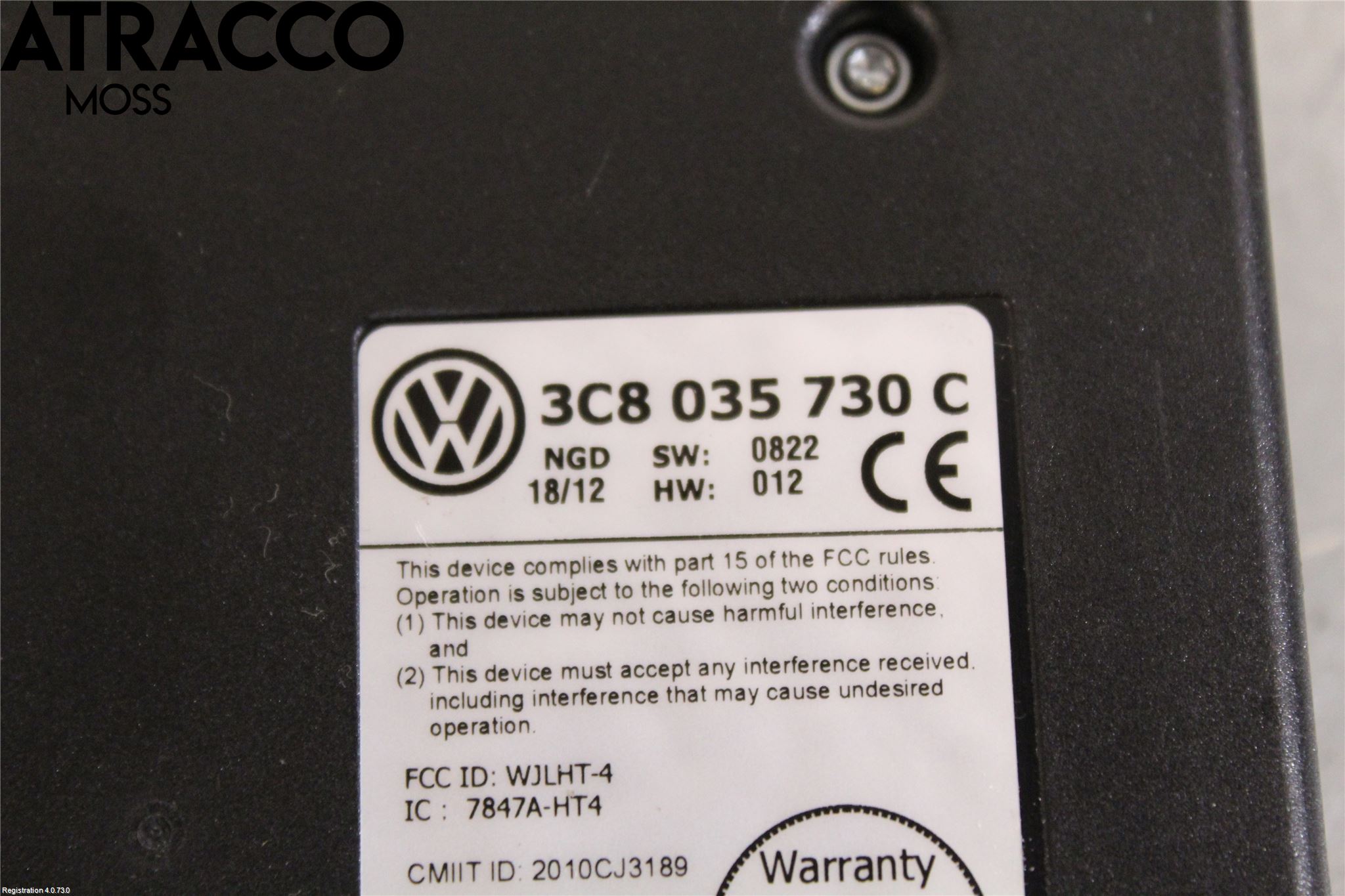 Volkswagen VW PASSAT 11-14 Styrenhet Tal