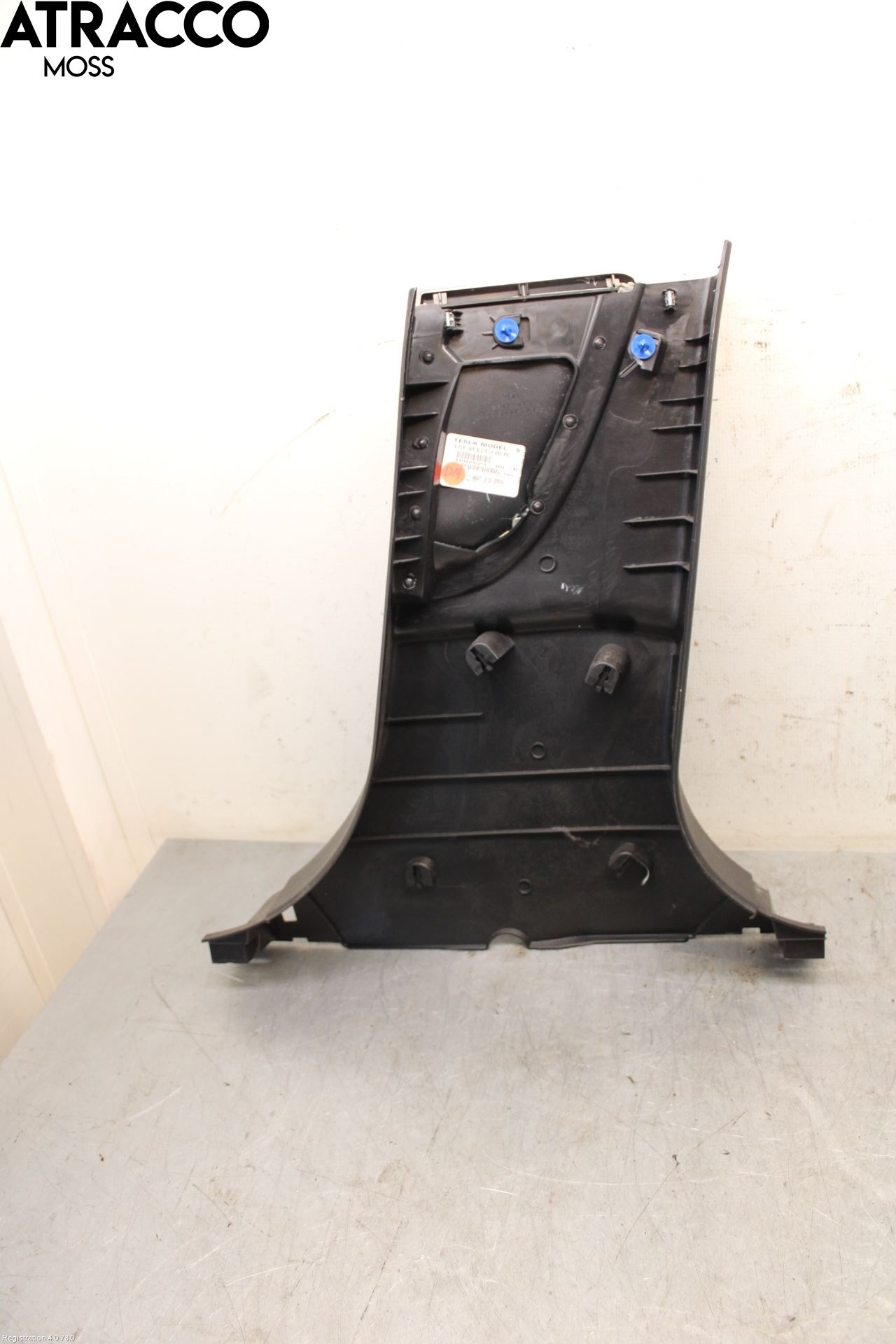Tesla MODEL S 13- Inr Plastd A-B-C Stolpe