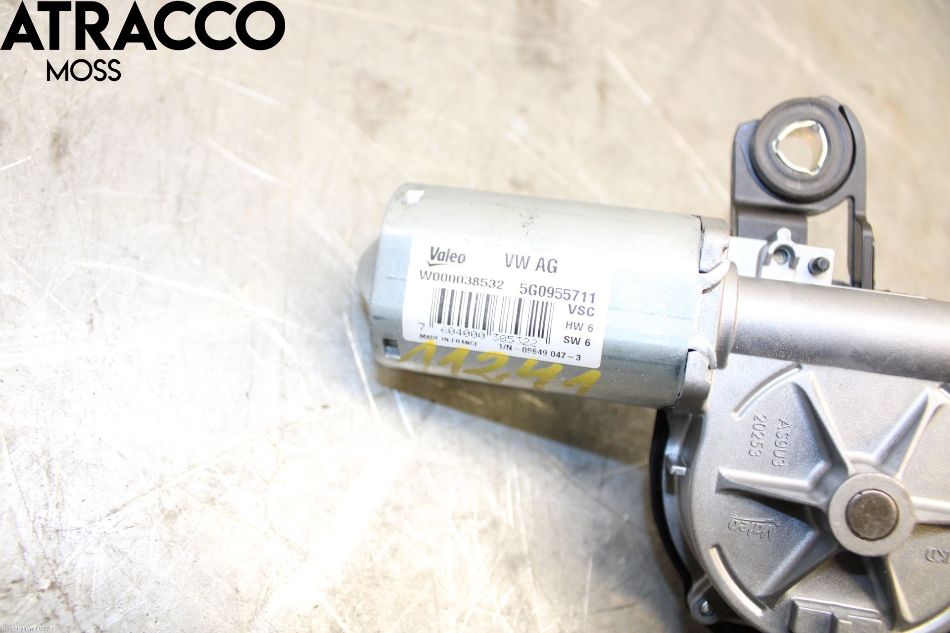 Volkswagen VW GOLF / E-GOLF VII 13-20 Torkarmotor Baklucka
