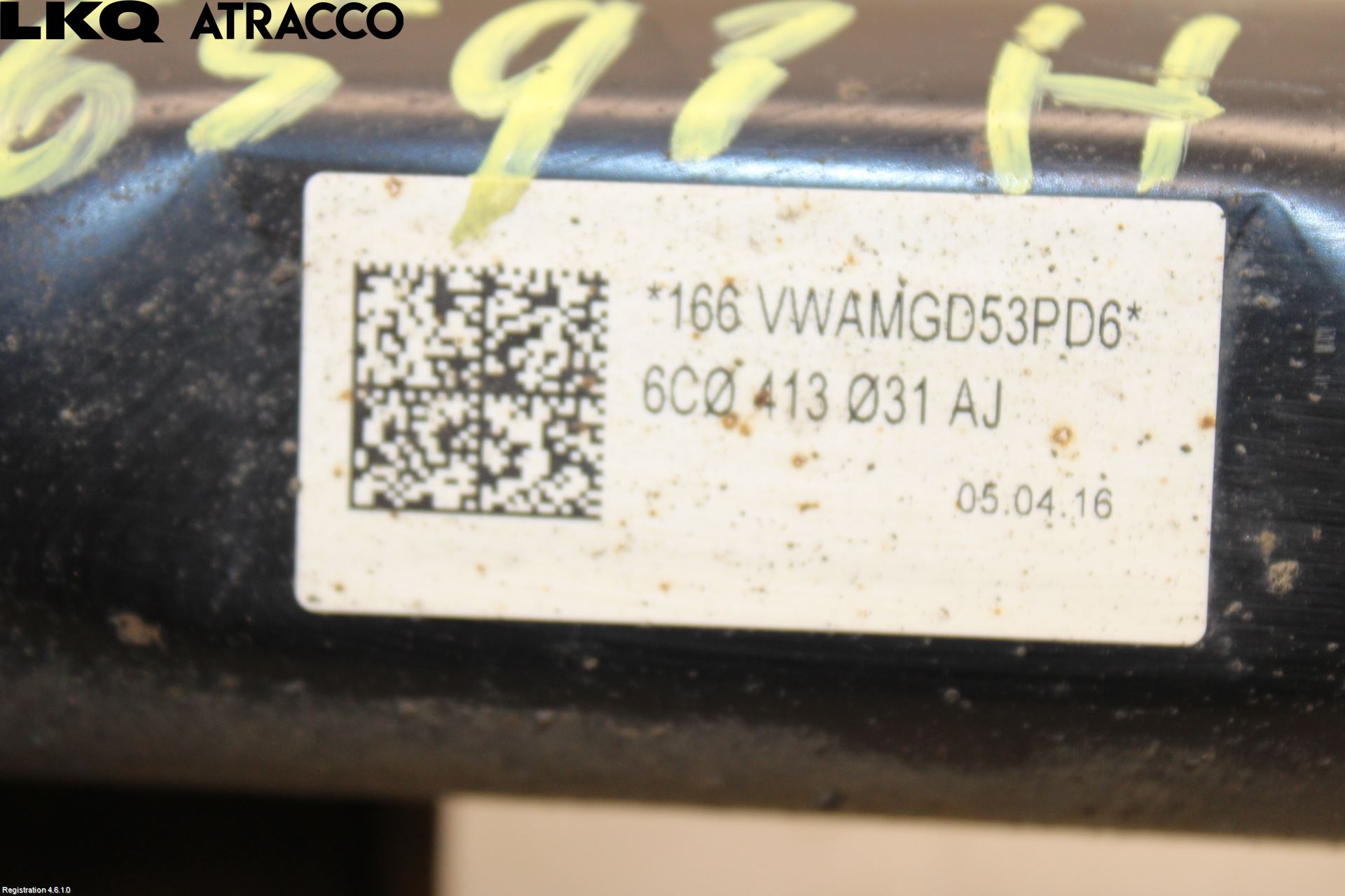 Volkswagen VW POLO 10-17 Fjäderben Fram Höger