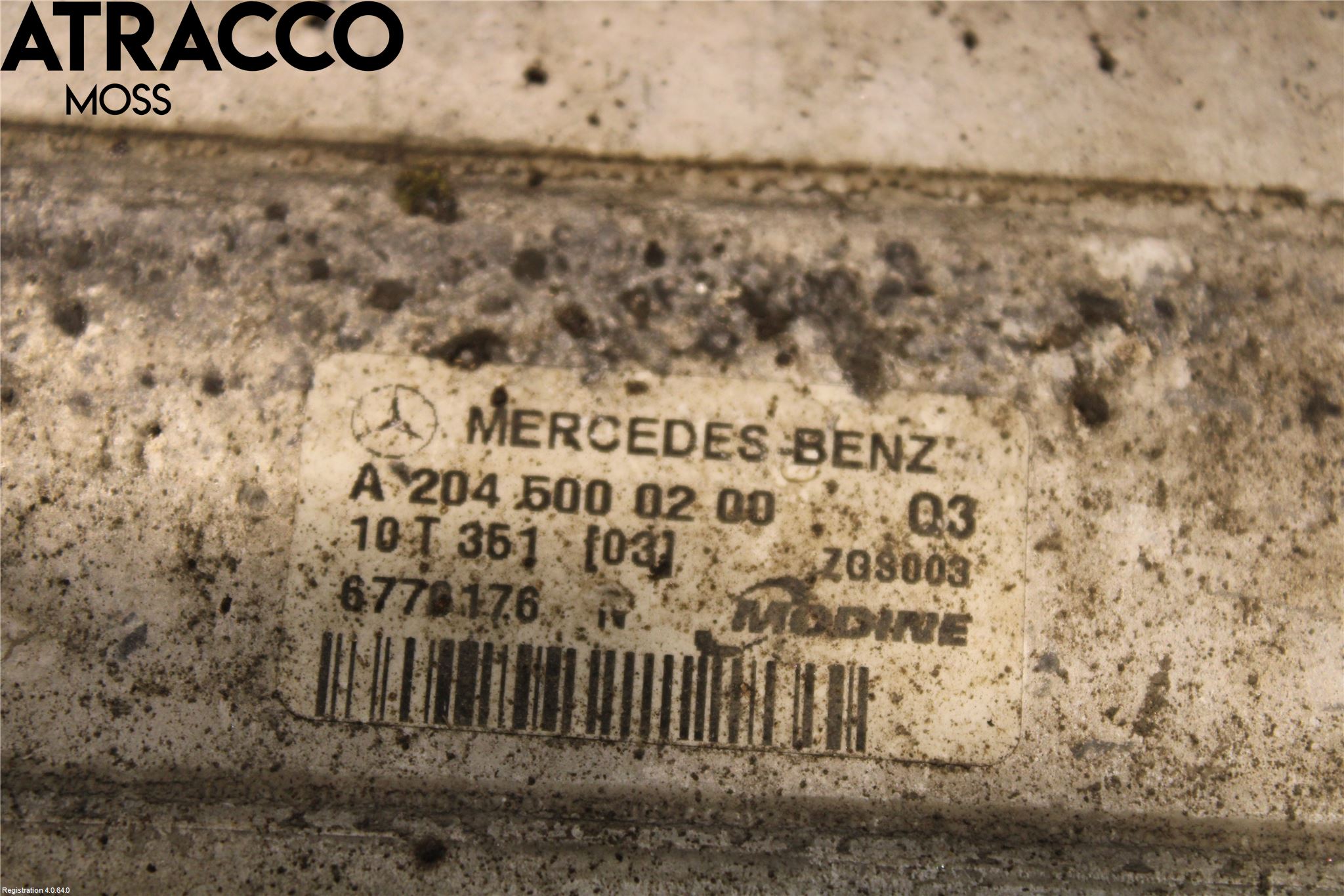 Mercedes-Benz MB E-KLASS (W212) 09-16 Laddluft-Intercooler Kyl