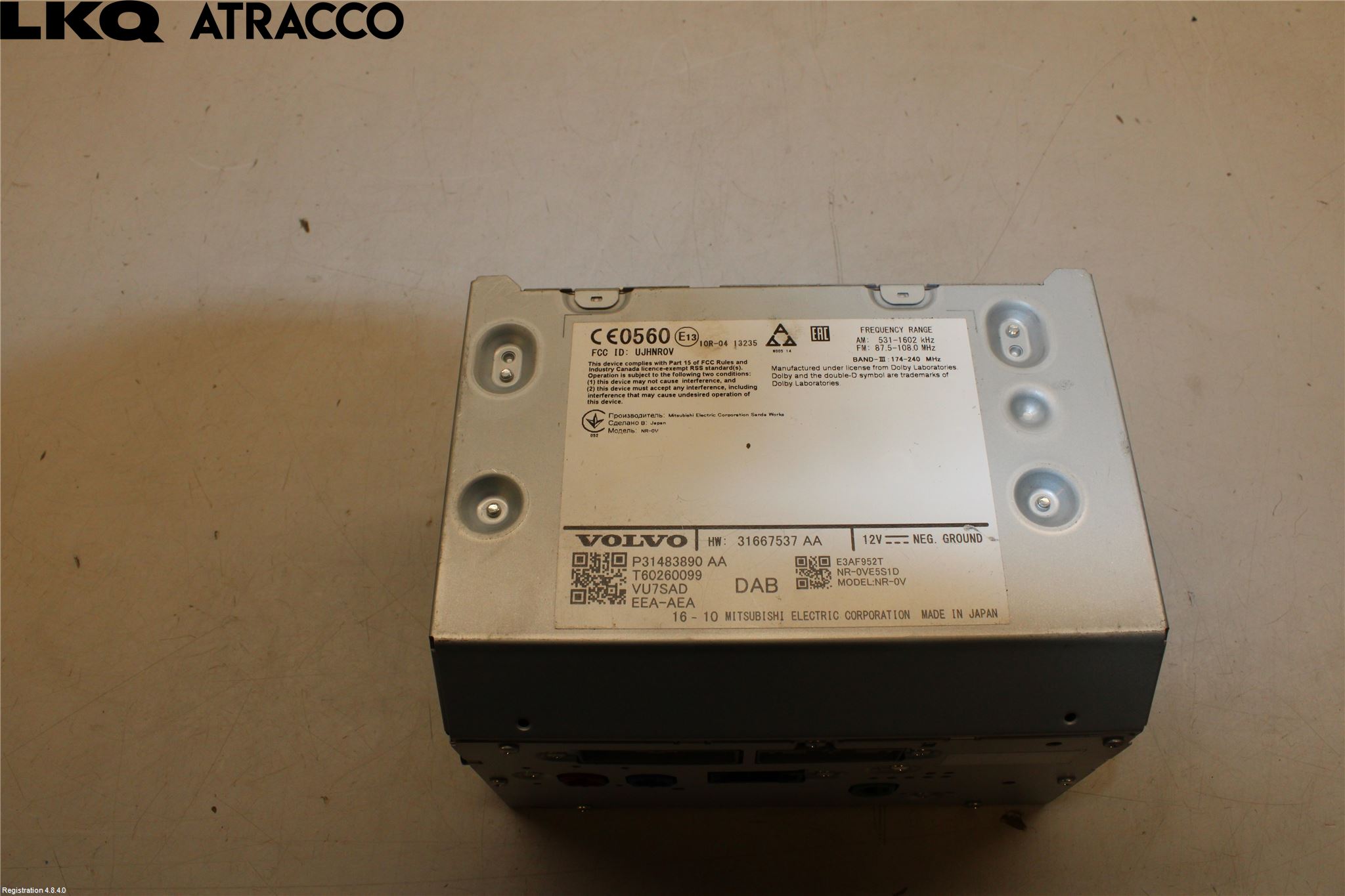 Volvo XC90/RECHARGE 16- Radio