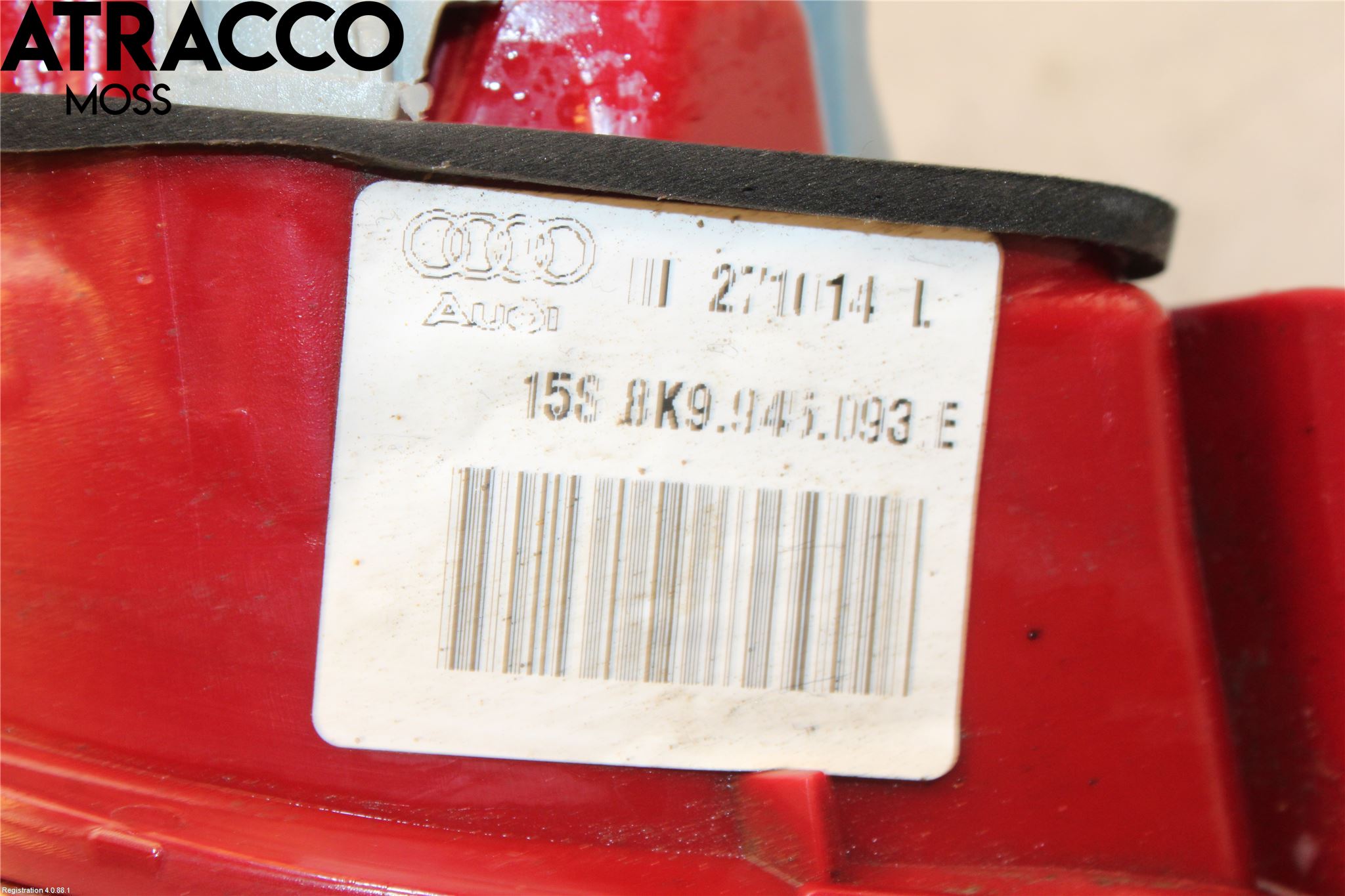 Audi A4/S4 08-11 Bakljus Lucka Hö