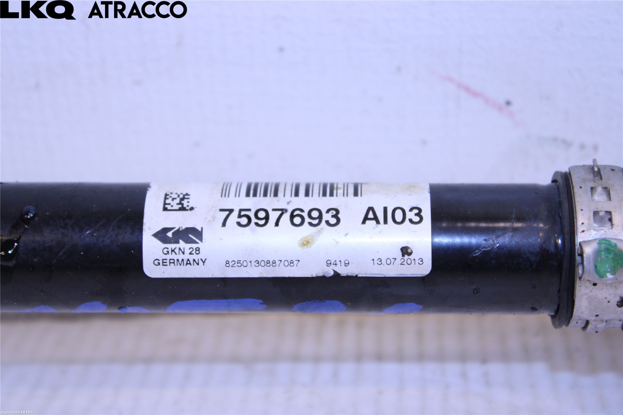 BMW 3 GT F34 13-19 Drivaxel Fram Vänster