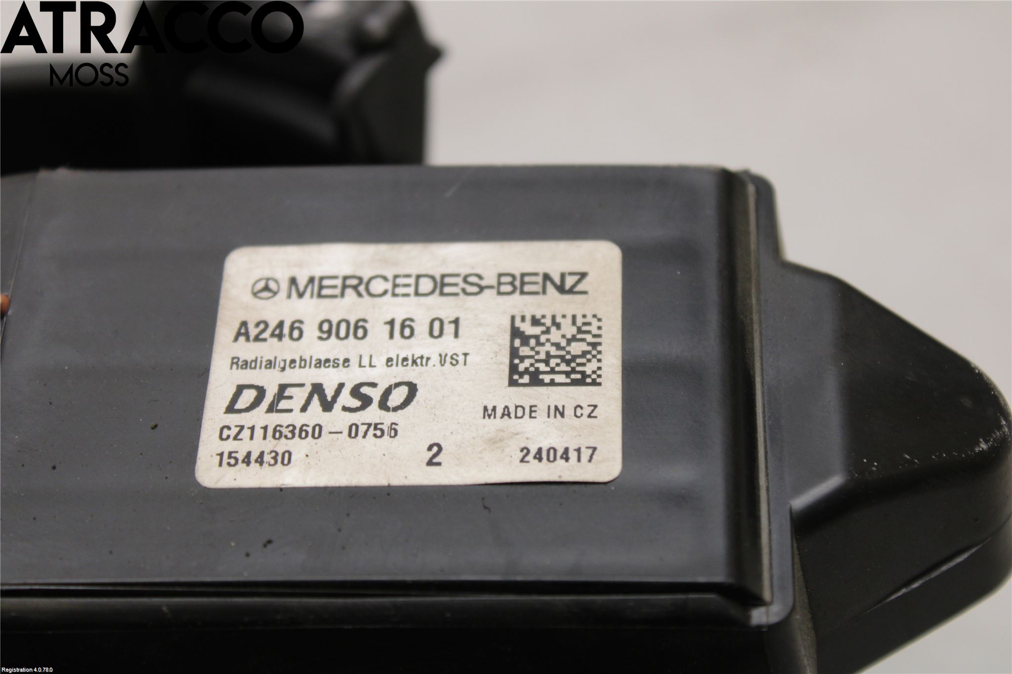 Mercedes-Benz MB B-KLASS (W246/W242) 12-19 Värmefläkt