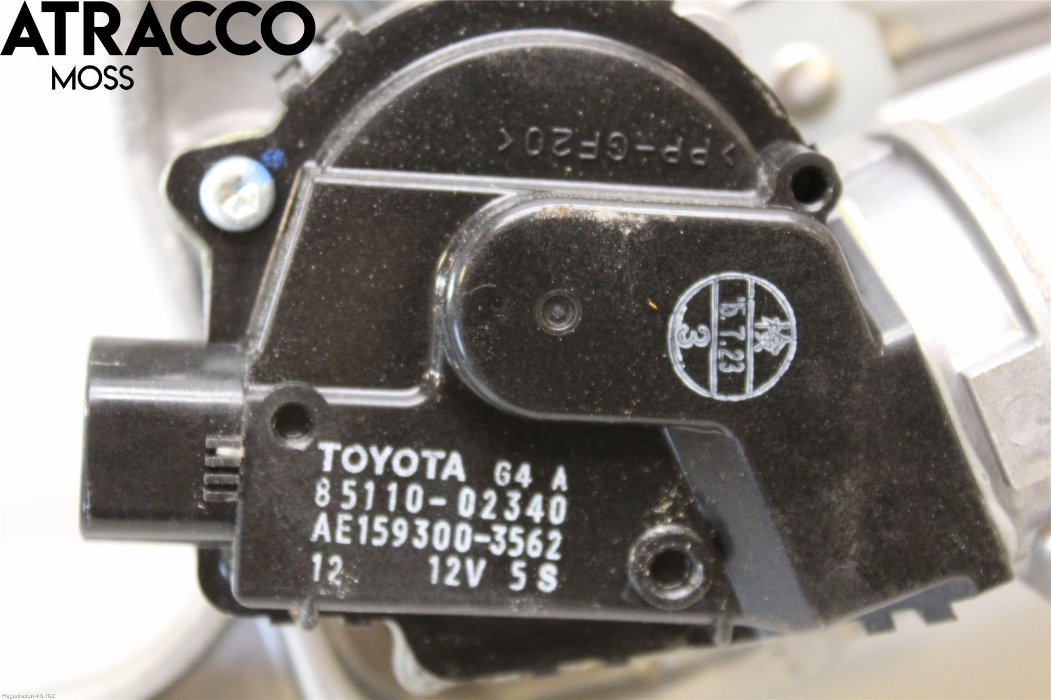 Toyota AURIS 13-19 Torkarmotor Vindruta